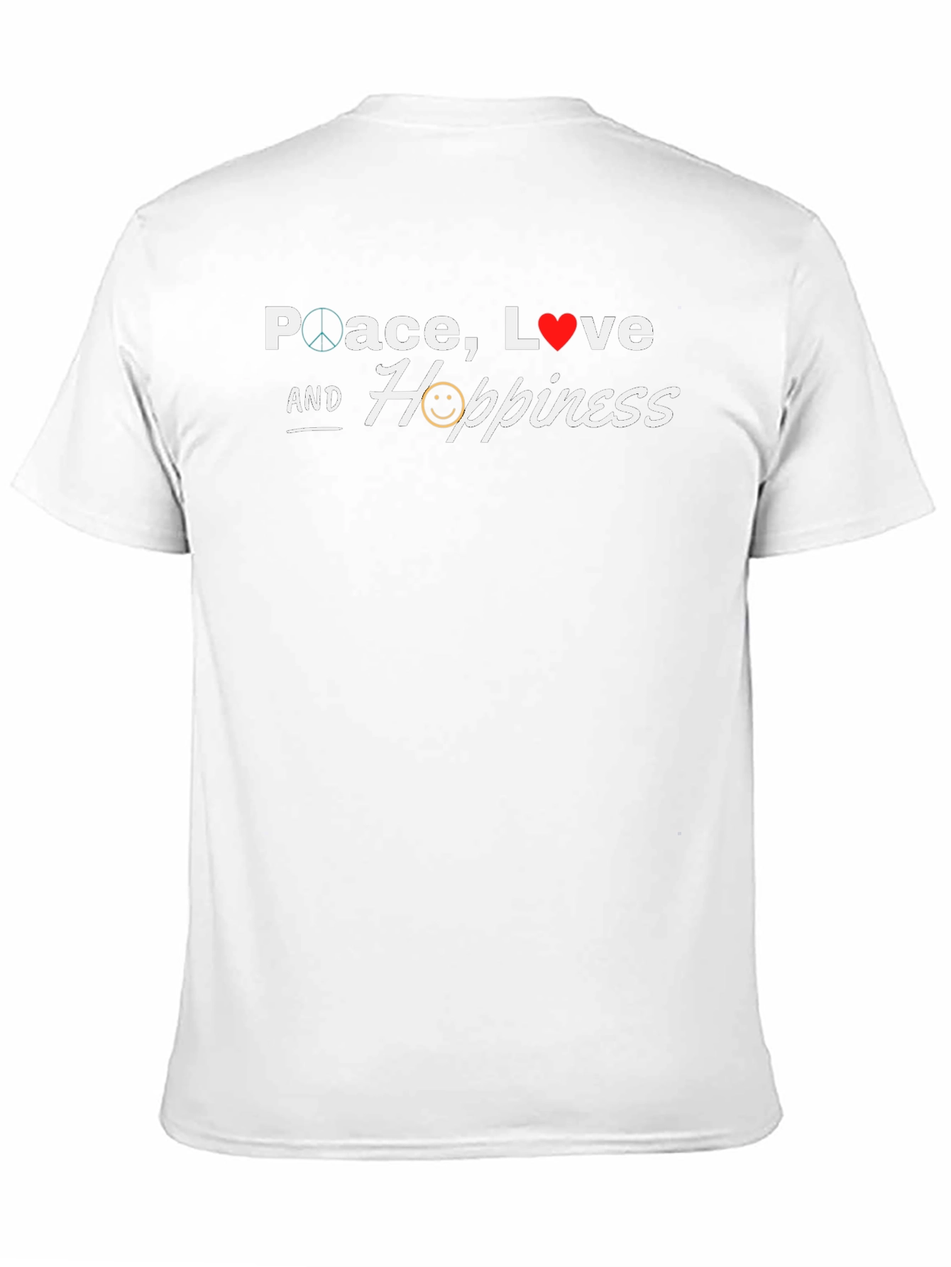Peace Love & Happiness Graphic Tee