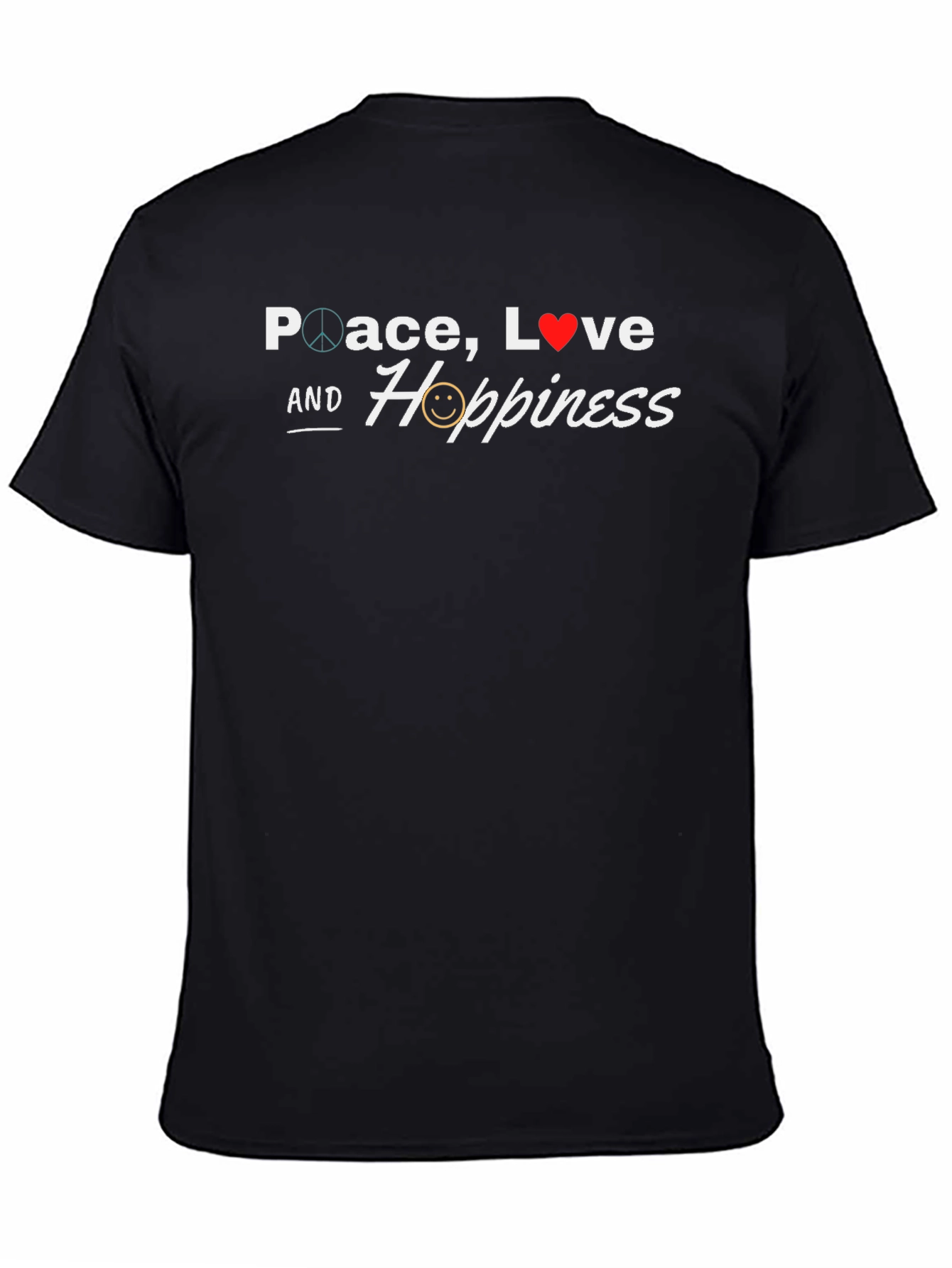 Peace Love & Happiness Graphic Tee