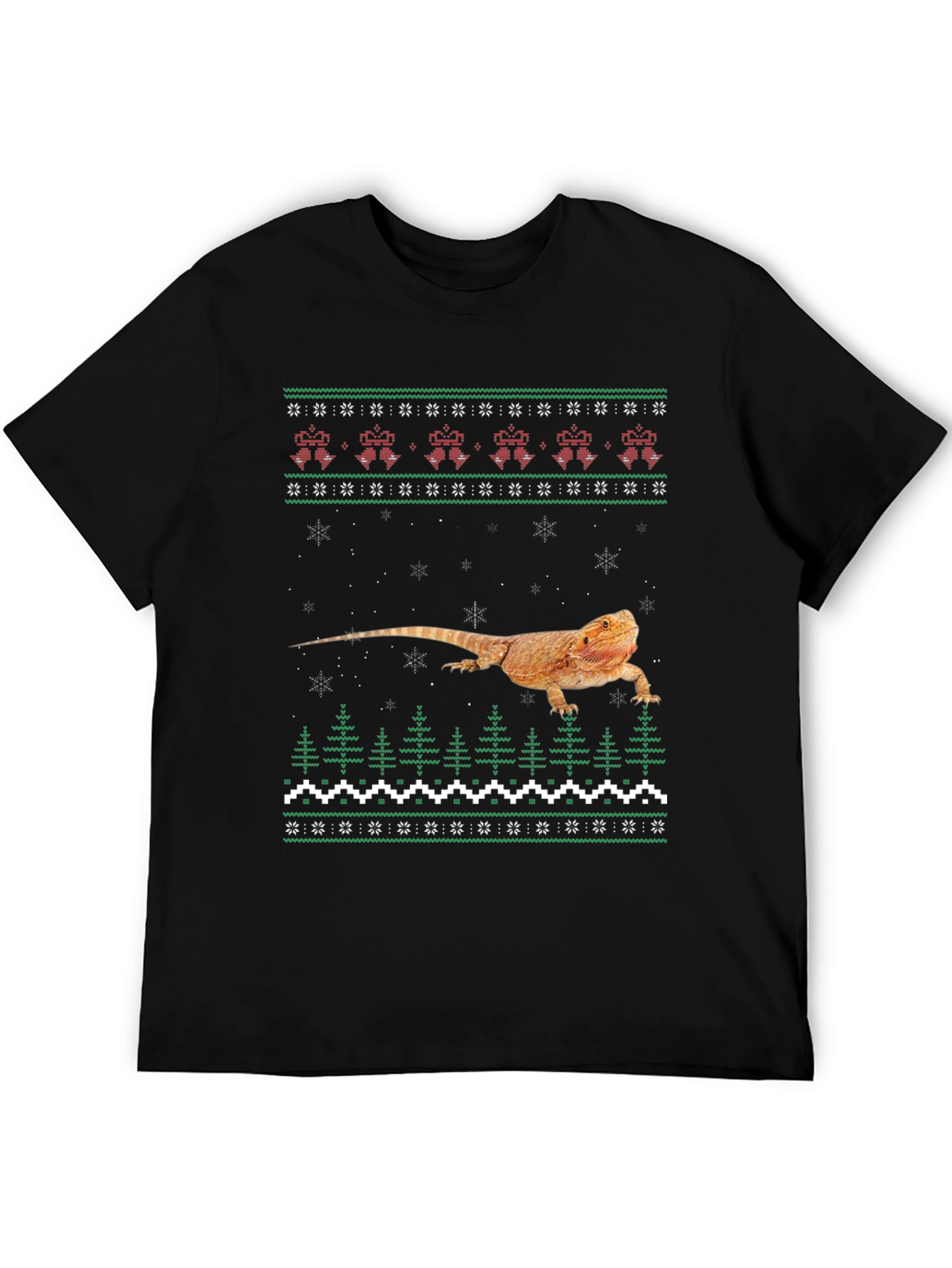 Bearded Dragon Ugly Christmas Sweater T-Shirt