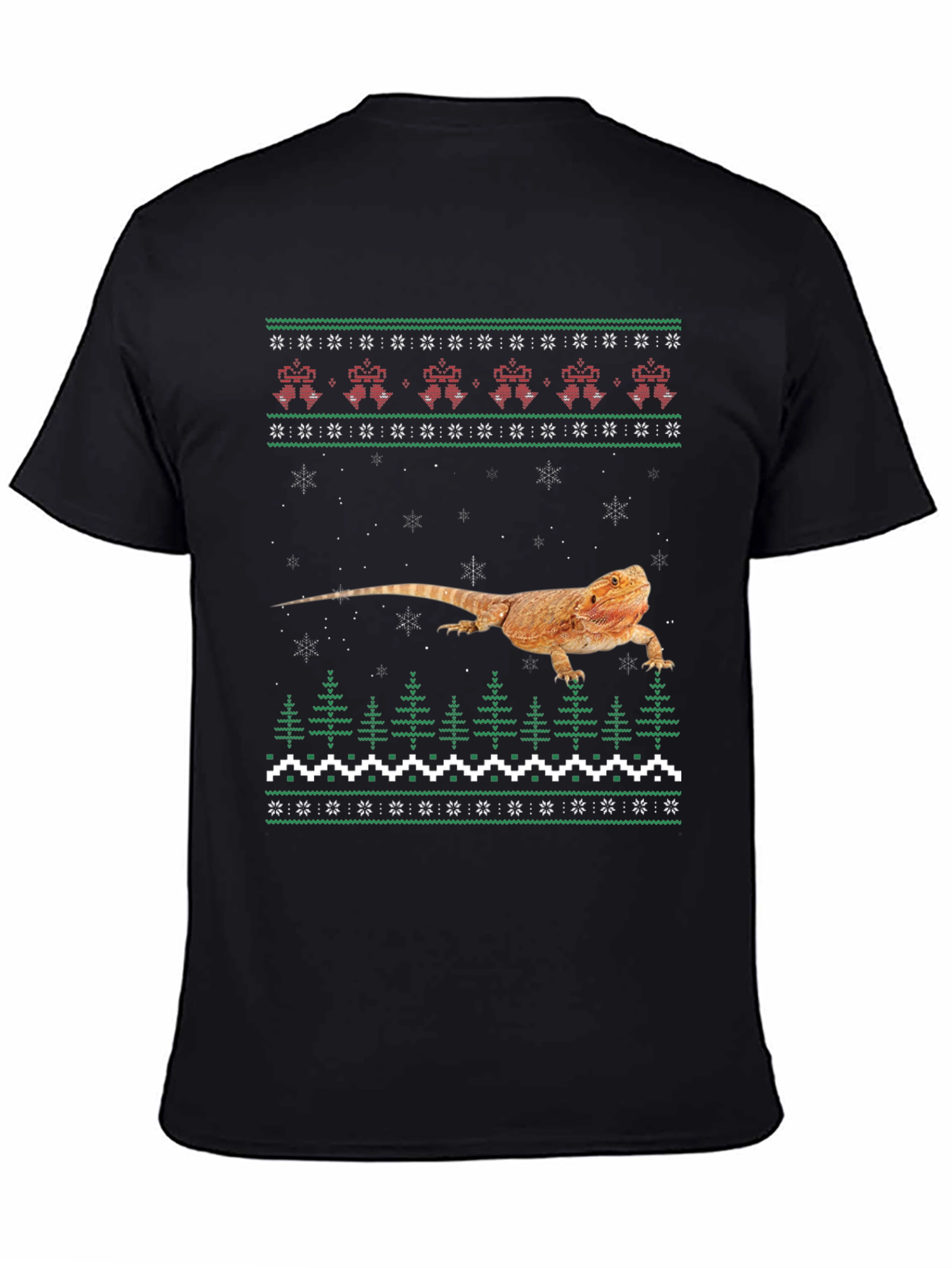 Bearded Dragon Ugly Christmas Sweater T-Shirt