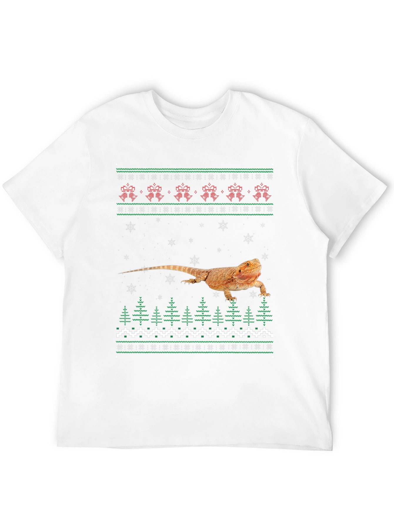 Bearded Dragon Ugly Christmas Sweater T-Shirt