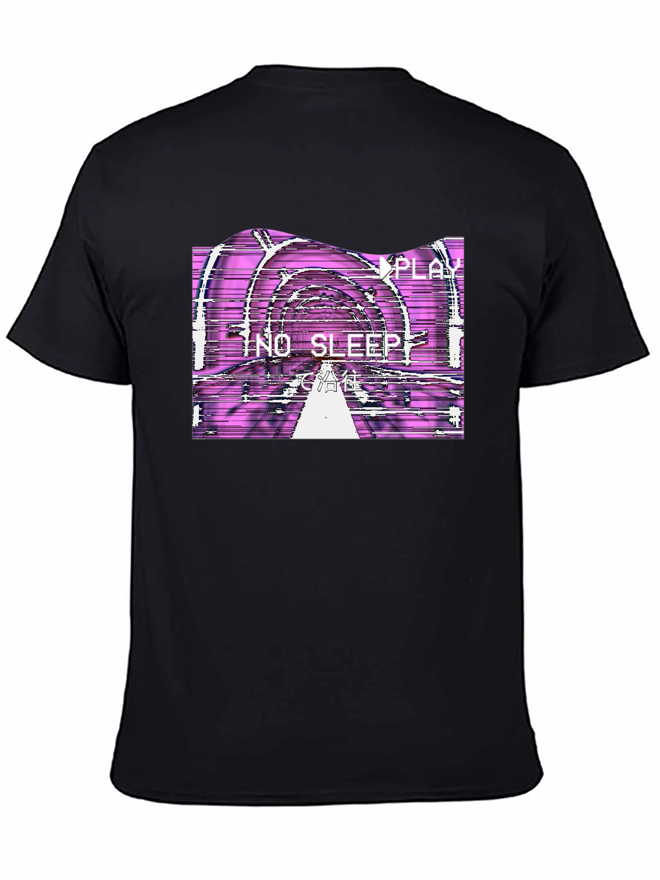 No Sleep VHS Graphic T-Shirt