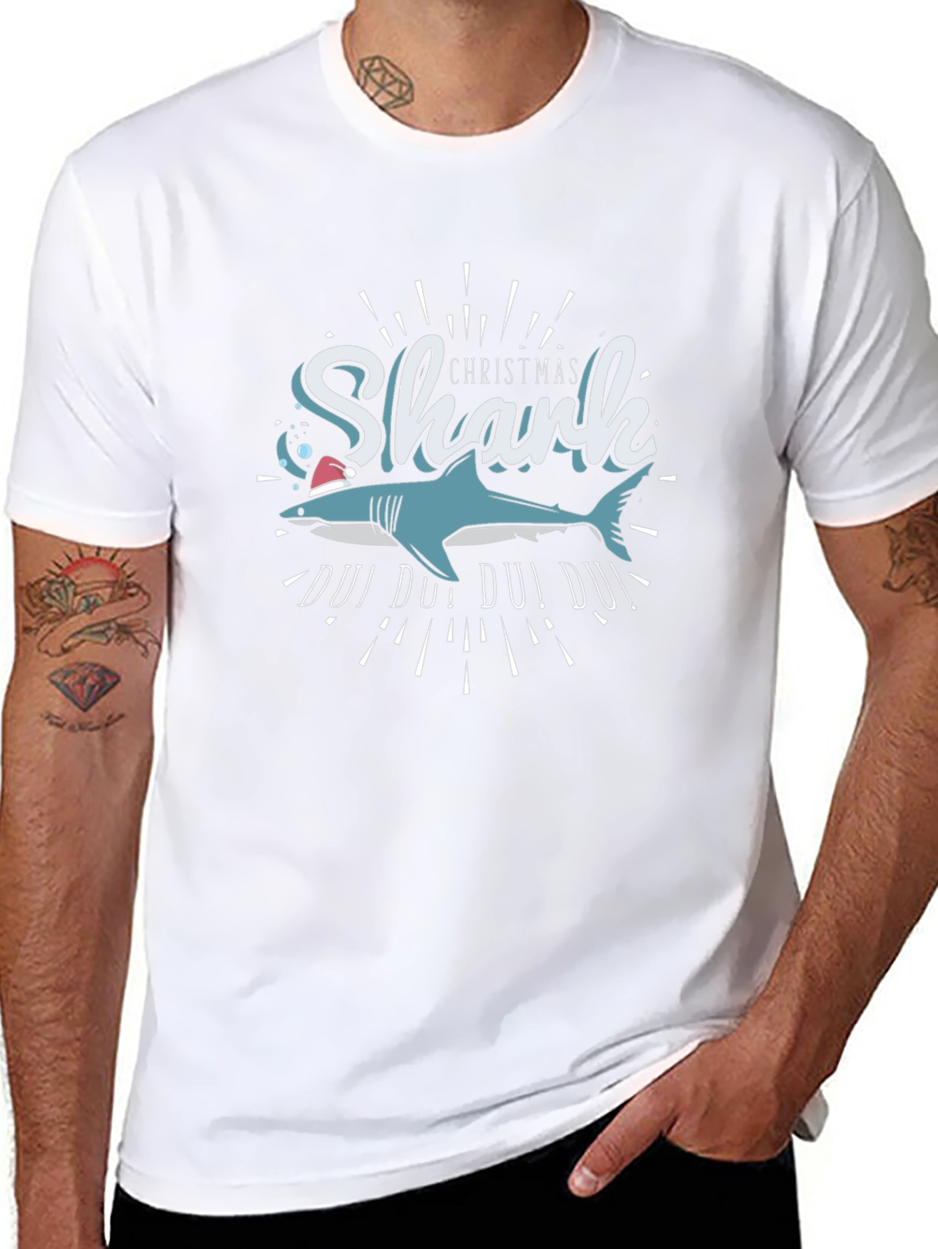 Christmas Shark T-Shirt - Doo Doo Doo Holiday Tee