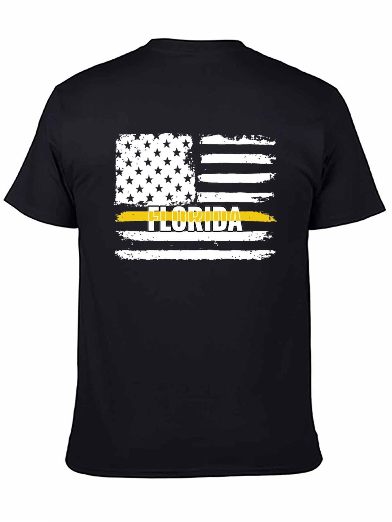 Florida Flag T-Shirt - Black - Patriotic Pride