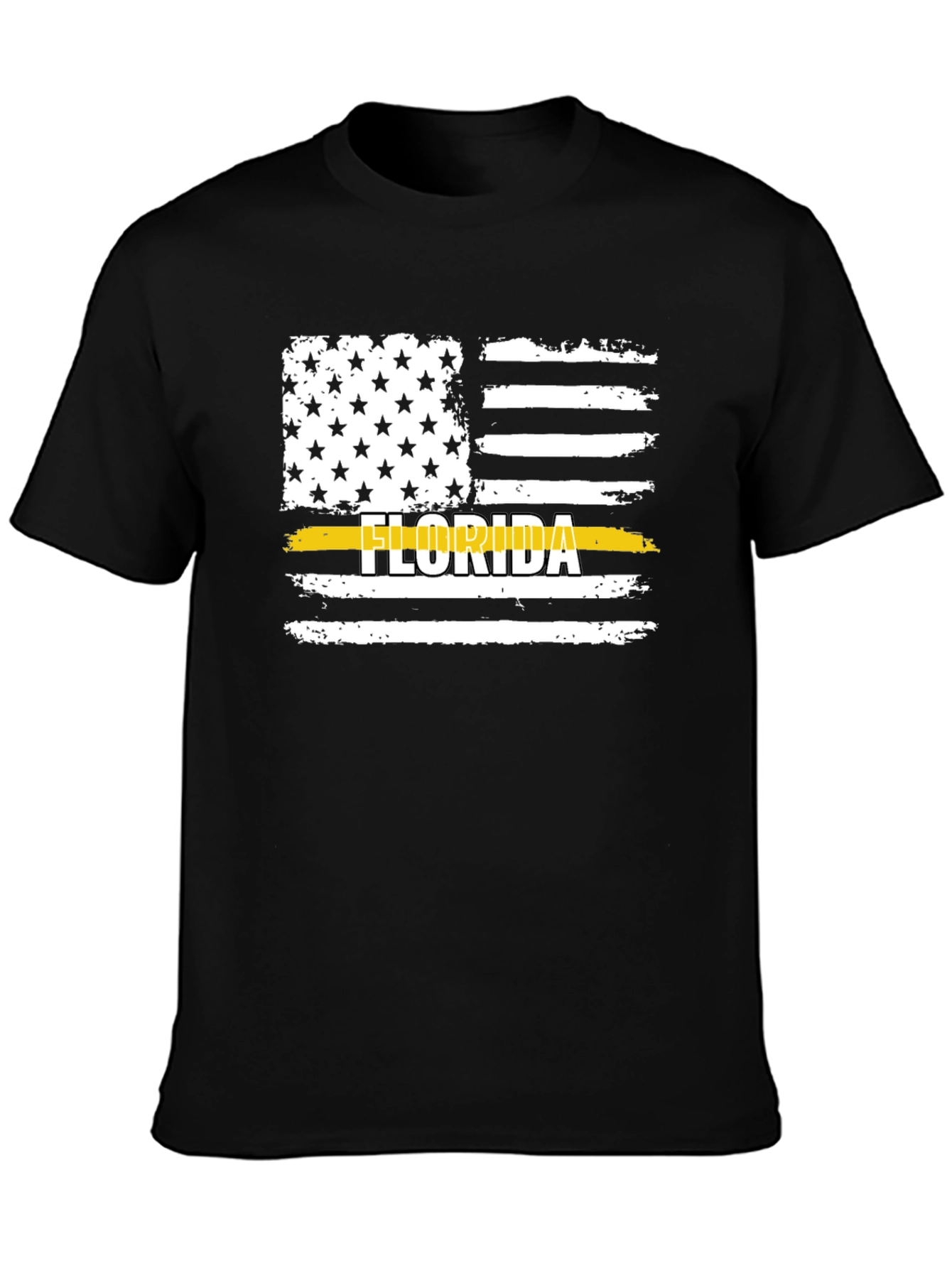 Florida Flag T-Shirt - Black - Patriotic Pride