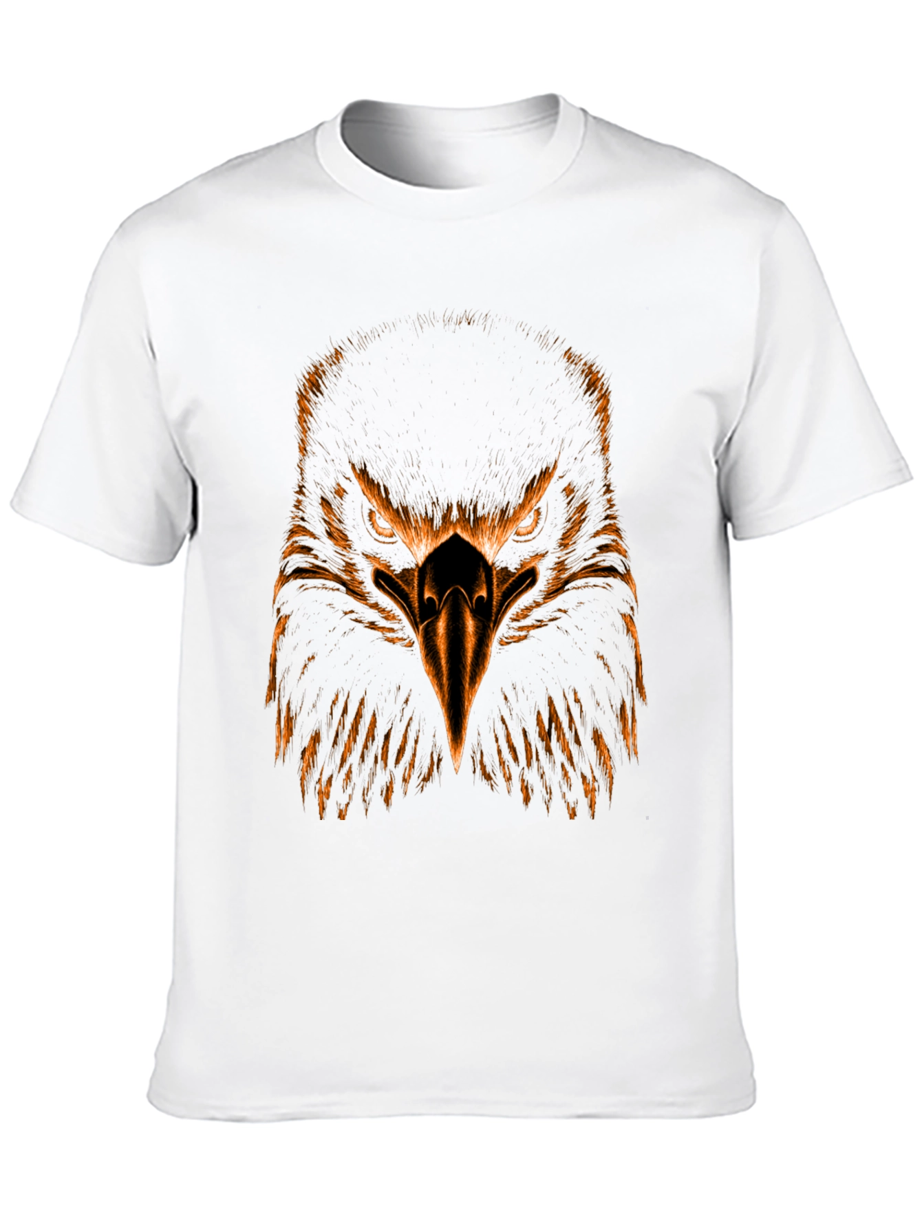 Eagle Graphic Tee - Black Cotton Blend