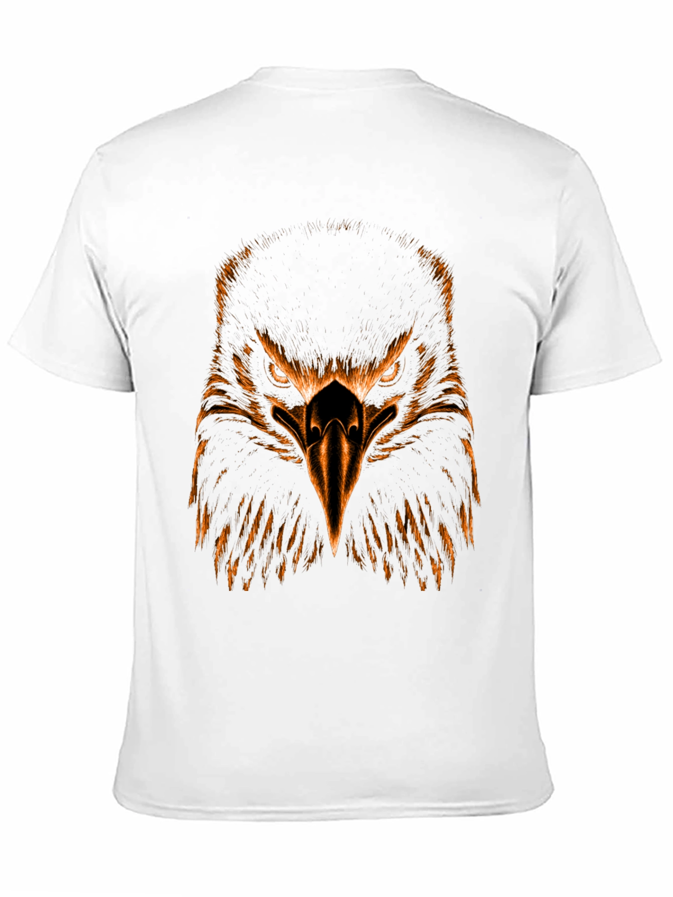 Eagle Graphic Tee - Black Cotton Blend