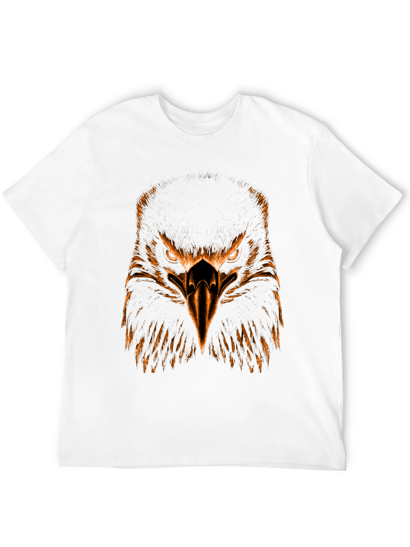 Eagle Graphic Tee - Black Cotton Blend
