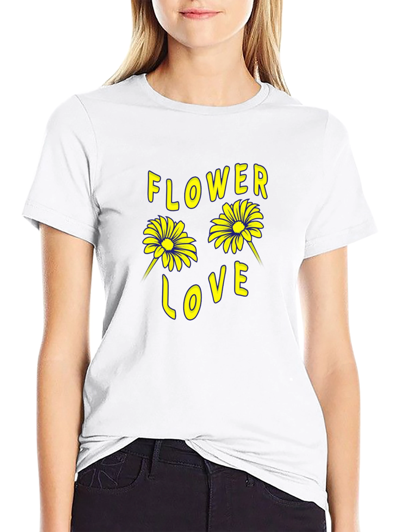 Flower Love Graphic T-Shirt