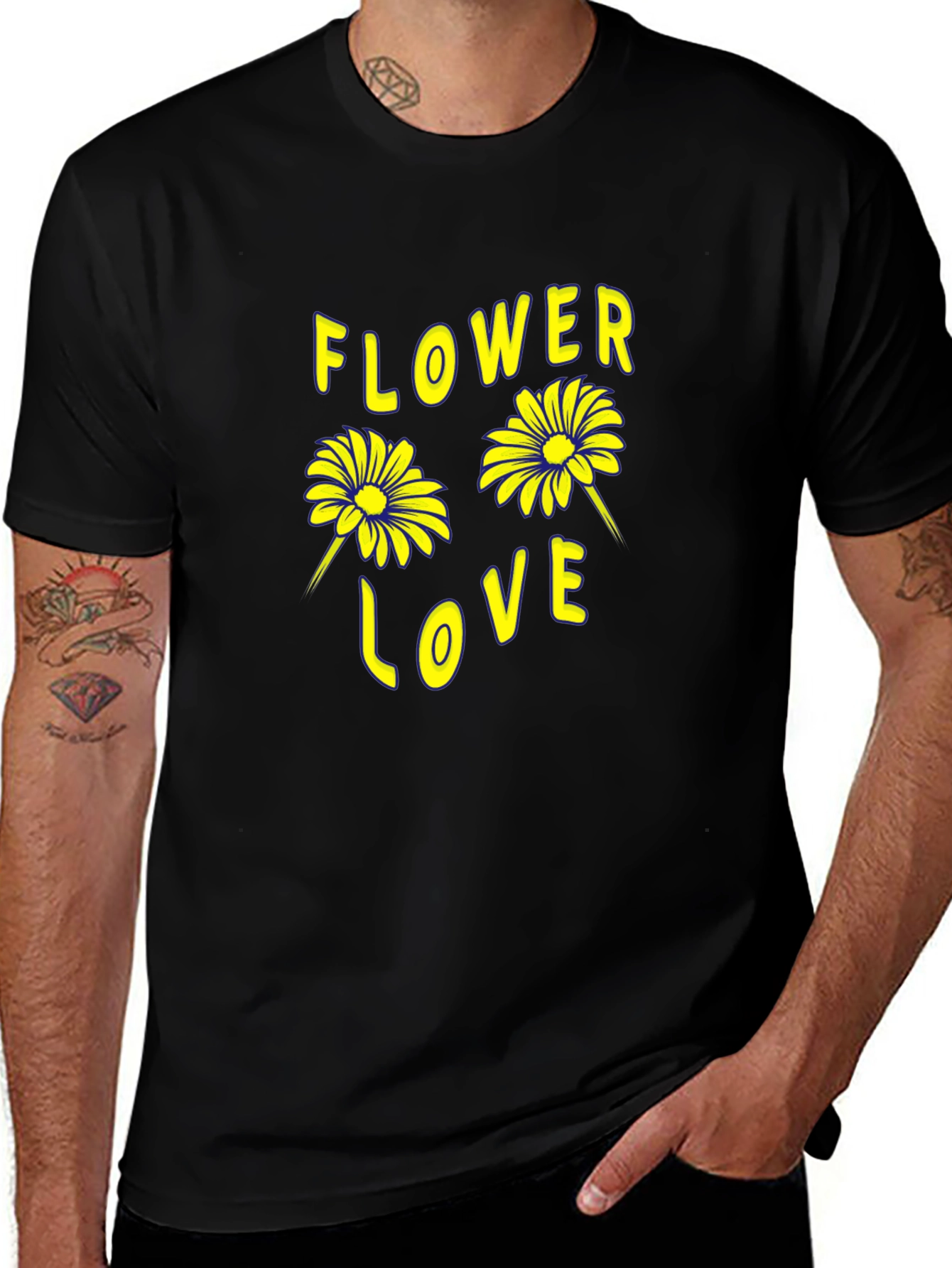Flower Love Graphic T-Shirt