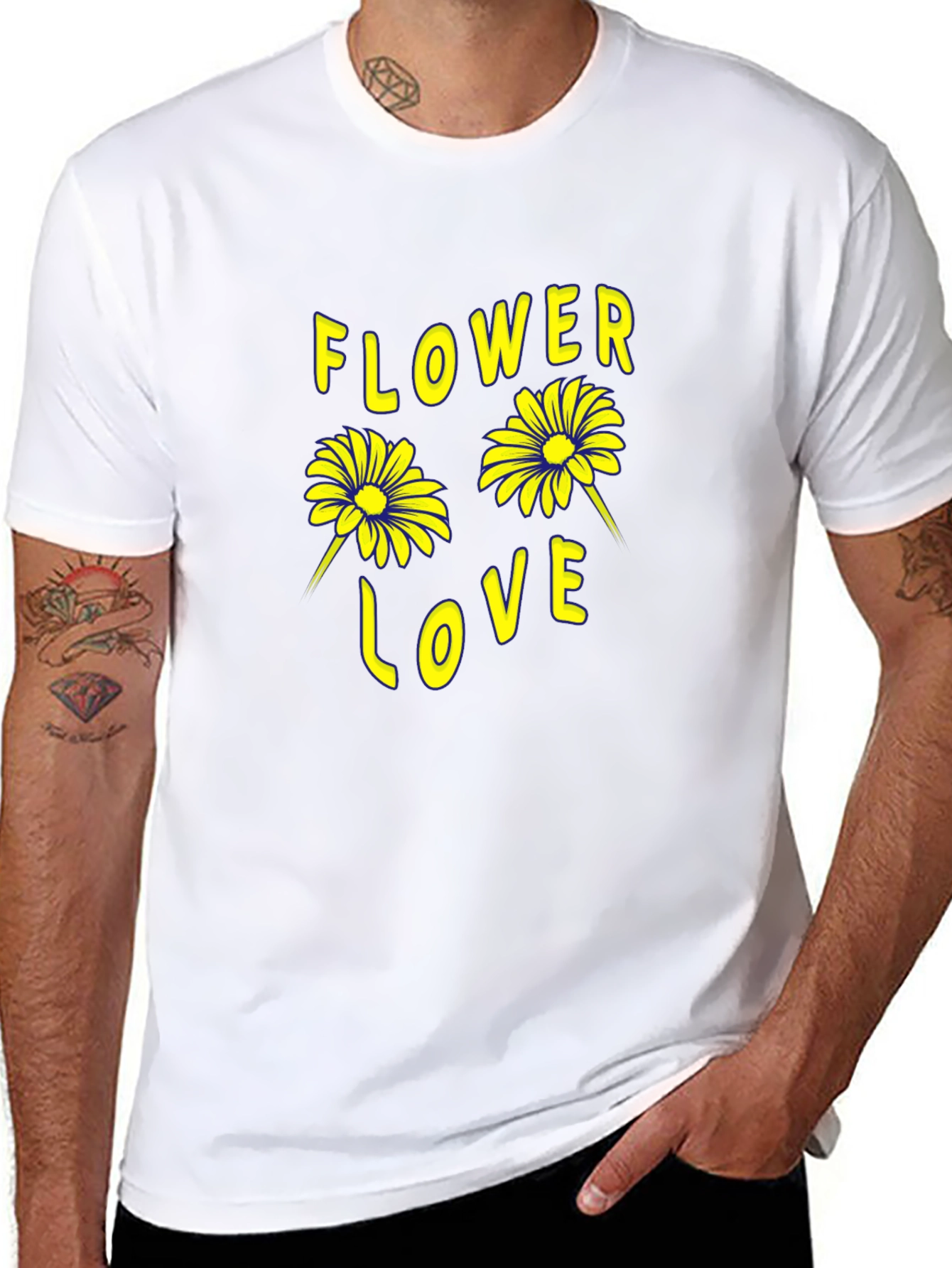 Flower Love Graphic T-Shirt