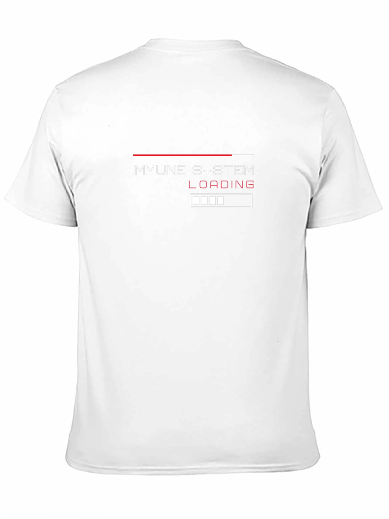 Immune System Loading Graphic Tee - Black Cotton Blend