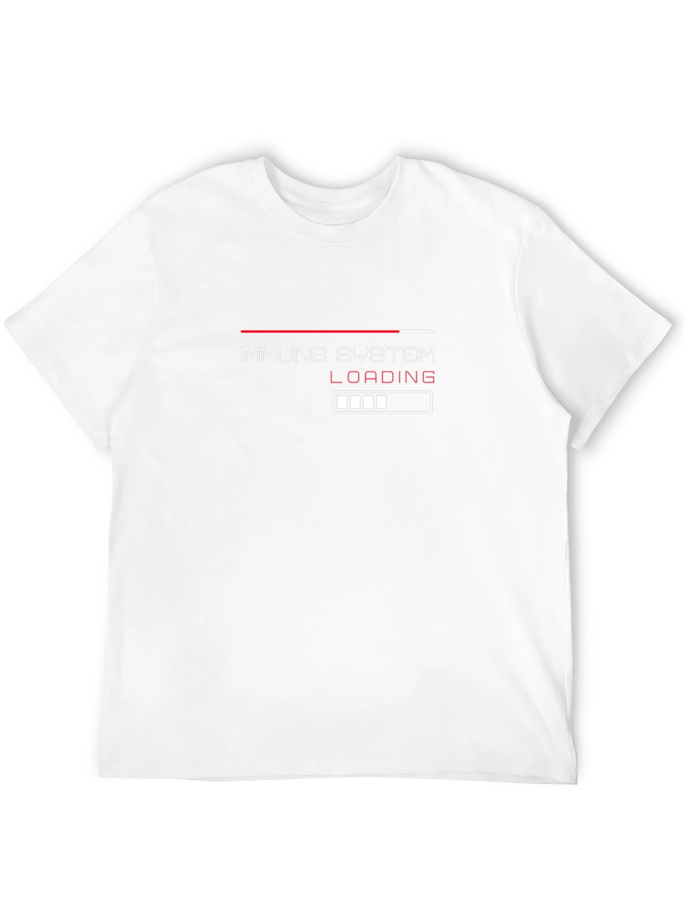 Immune System Loading Graphic Tee - Black Cotton Blend