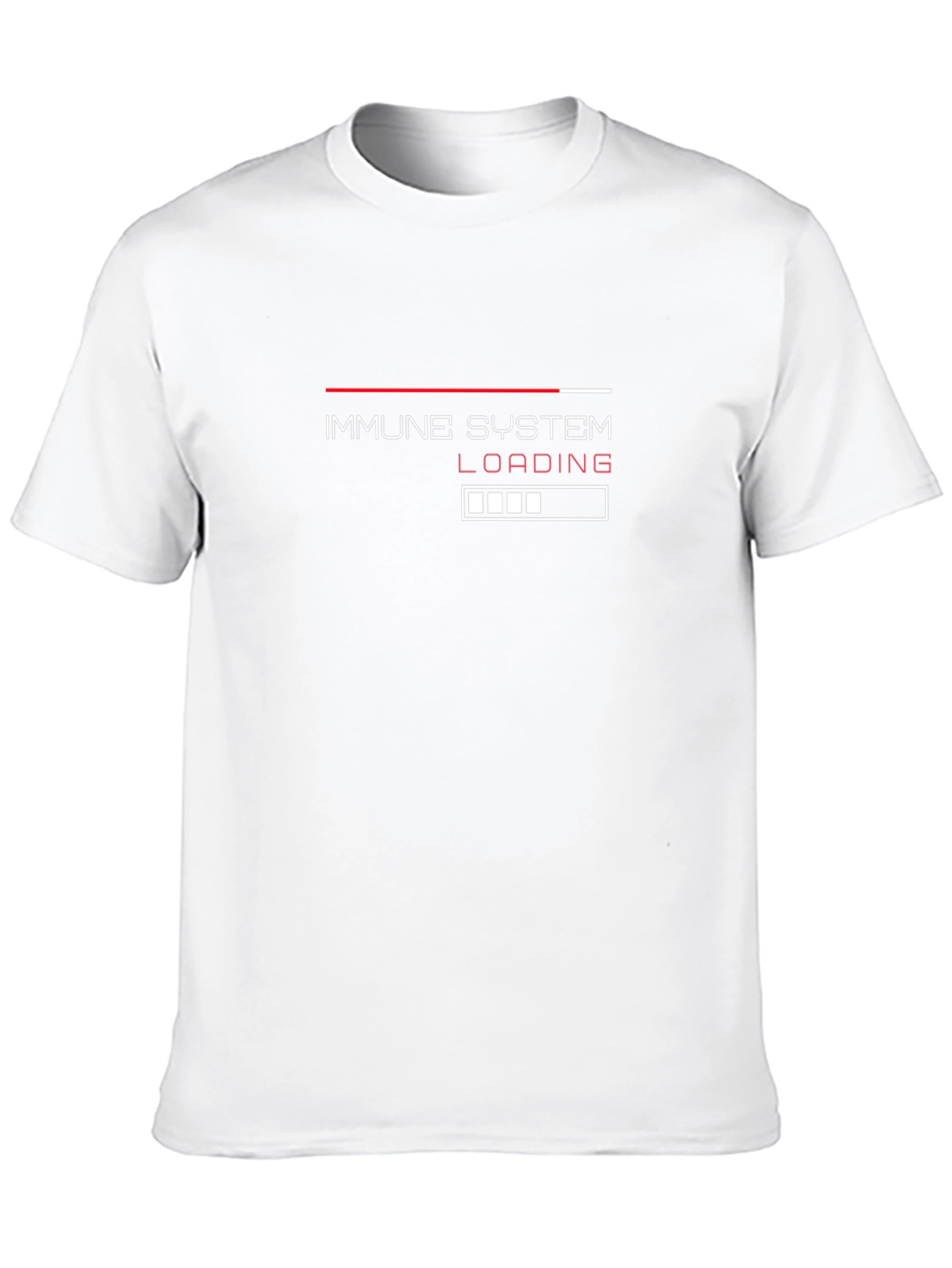 Immune System Loading Graphic Tee - Black Cotton Blend