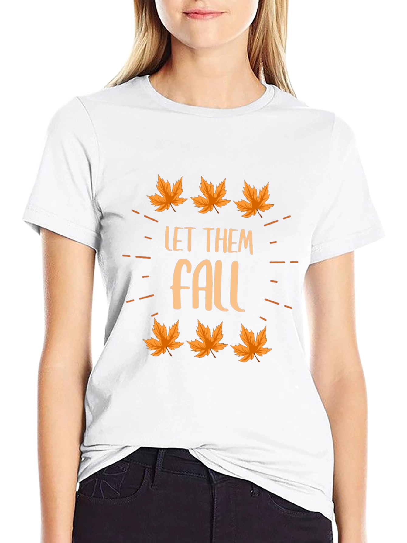 Autumn Let Them Fall Graphic T-Shirt