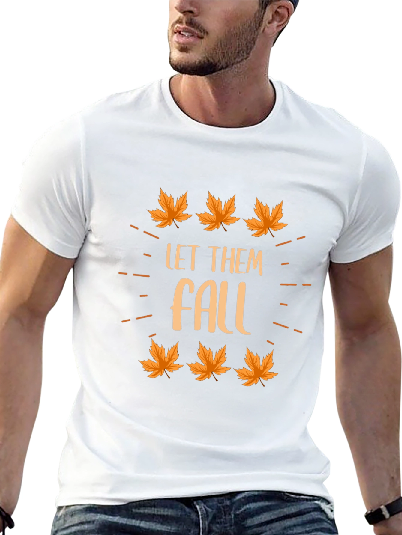 Autumn Let Them Fall Graphic T-Shirt