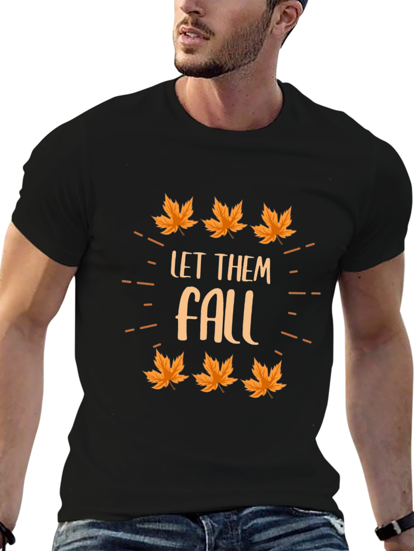 Autumn Let Them Fall Graphic T-Shirt