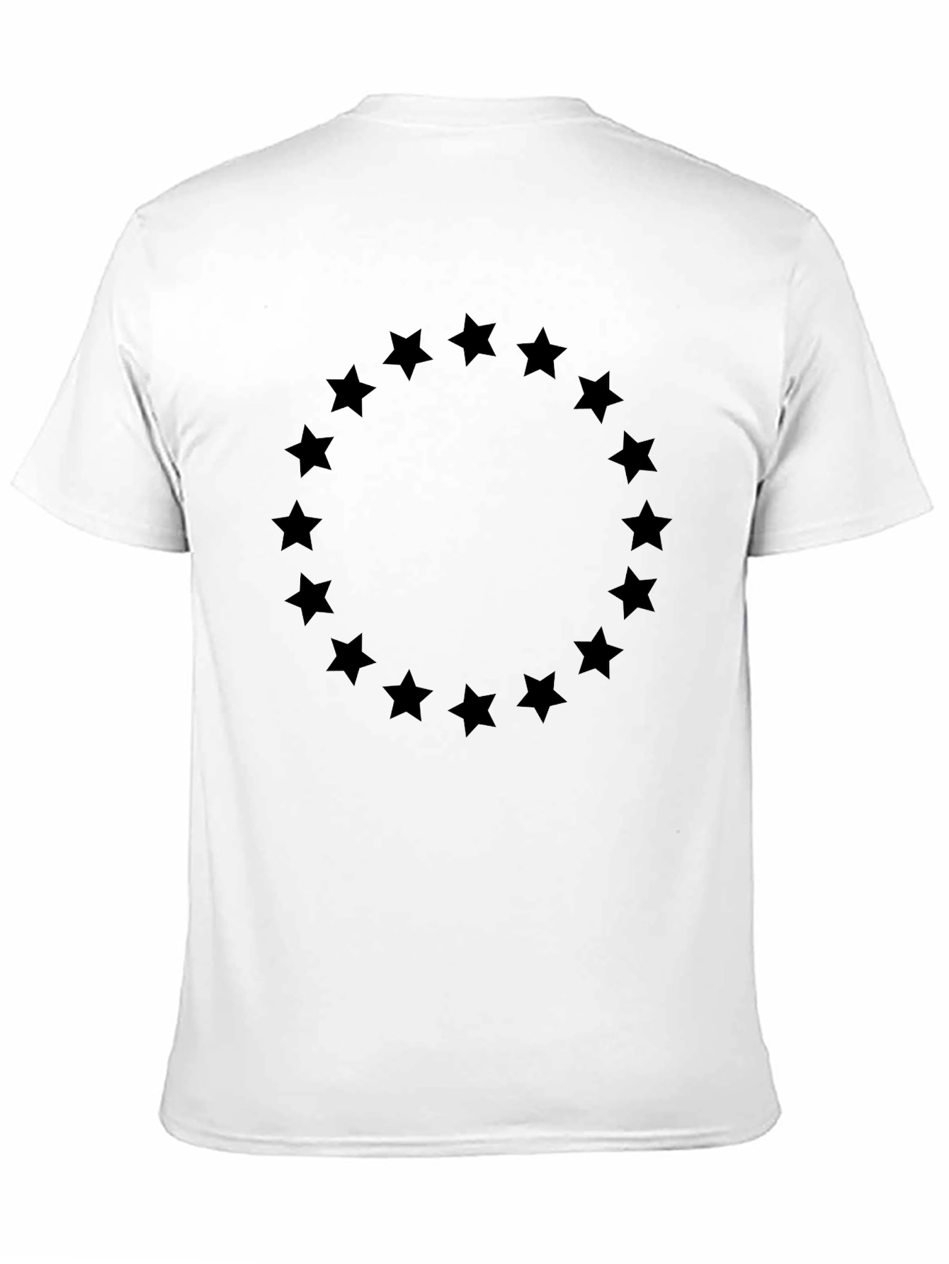Circle Star Graphic Tee - Soft Black Shirt