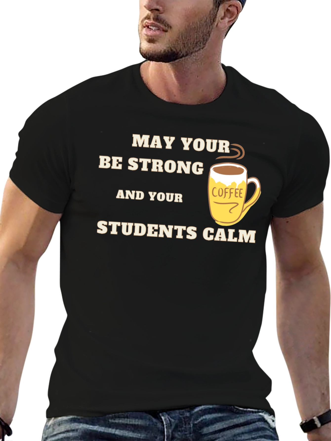 Strong Teacher Coffee T-Shirt