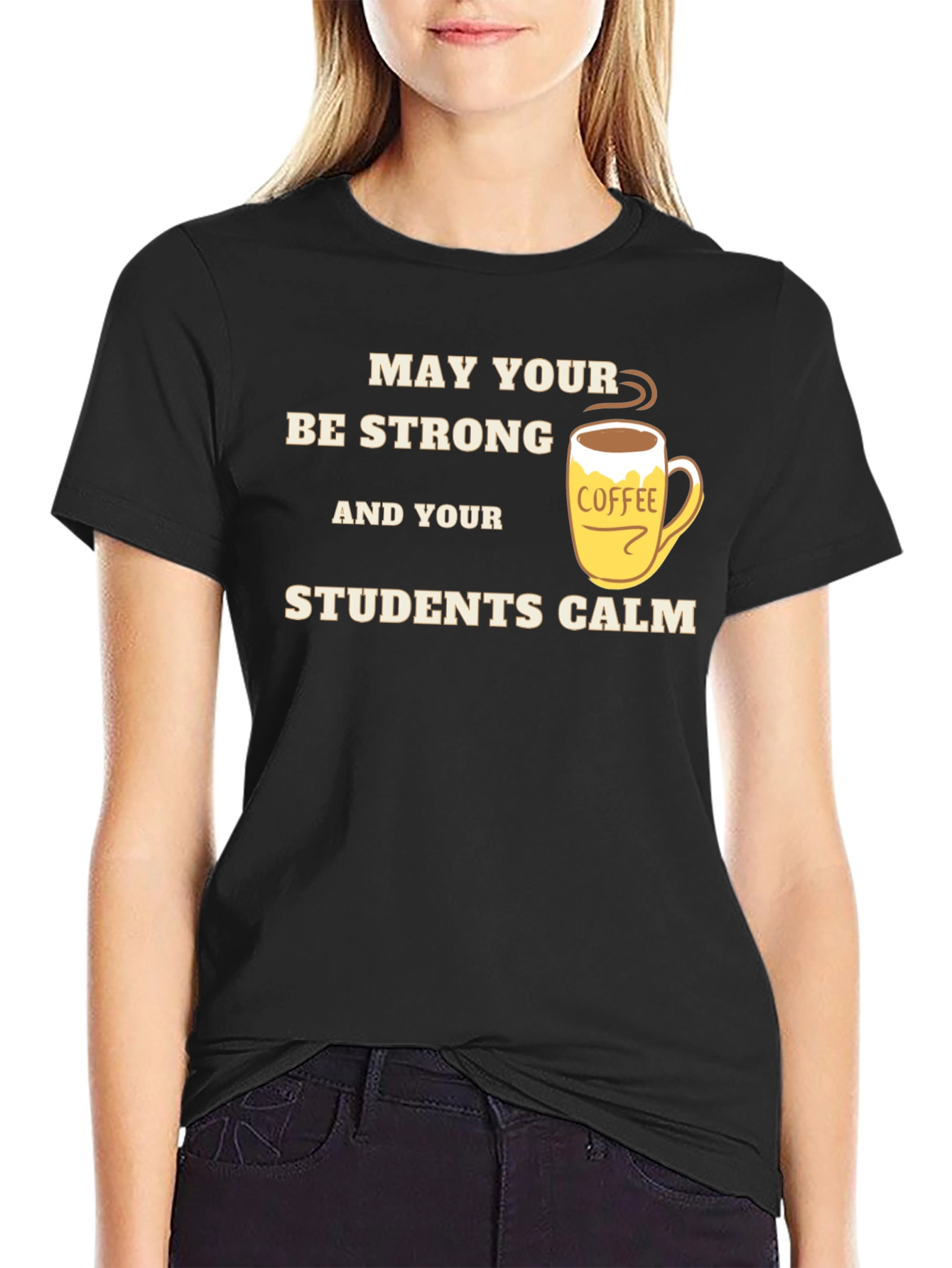 Strong Teacher Coffee T-Shirt