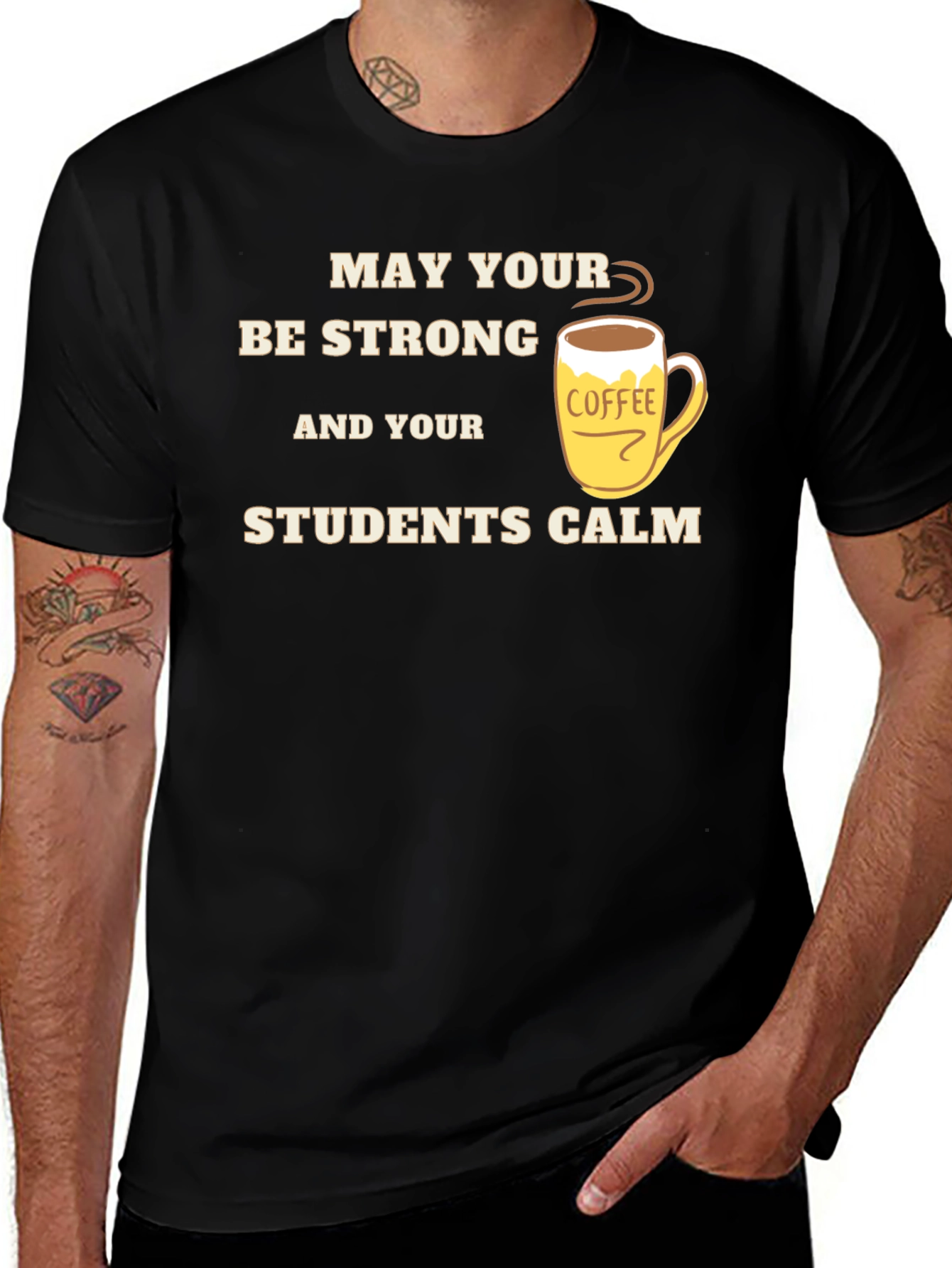 Strong Teacher Coffee T-Shirt