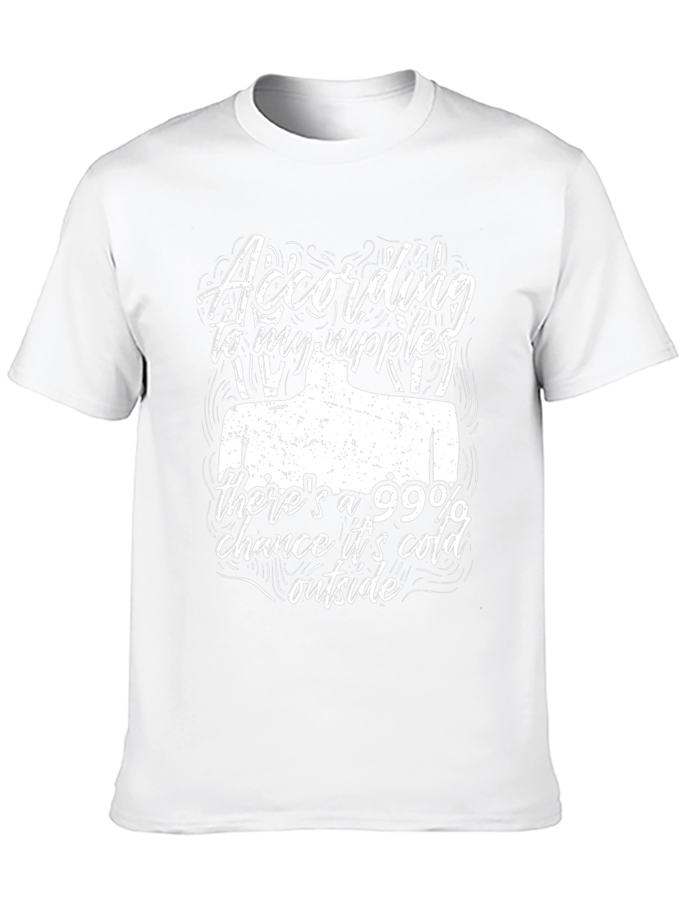 Funny Nipple Cold Weather T-Shirt