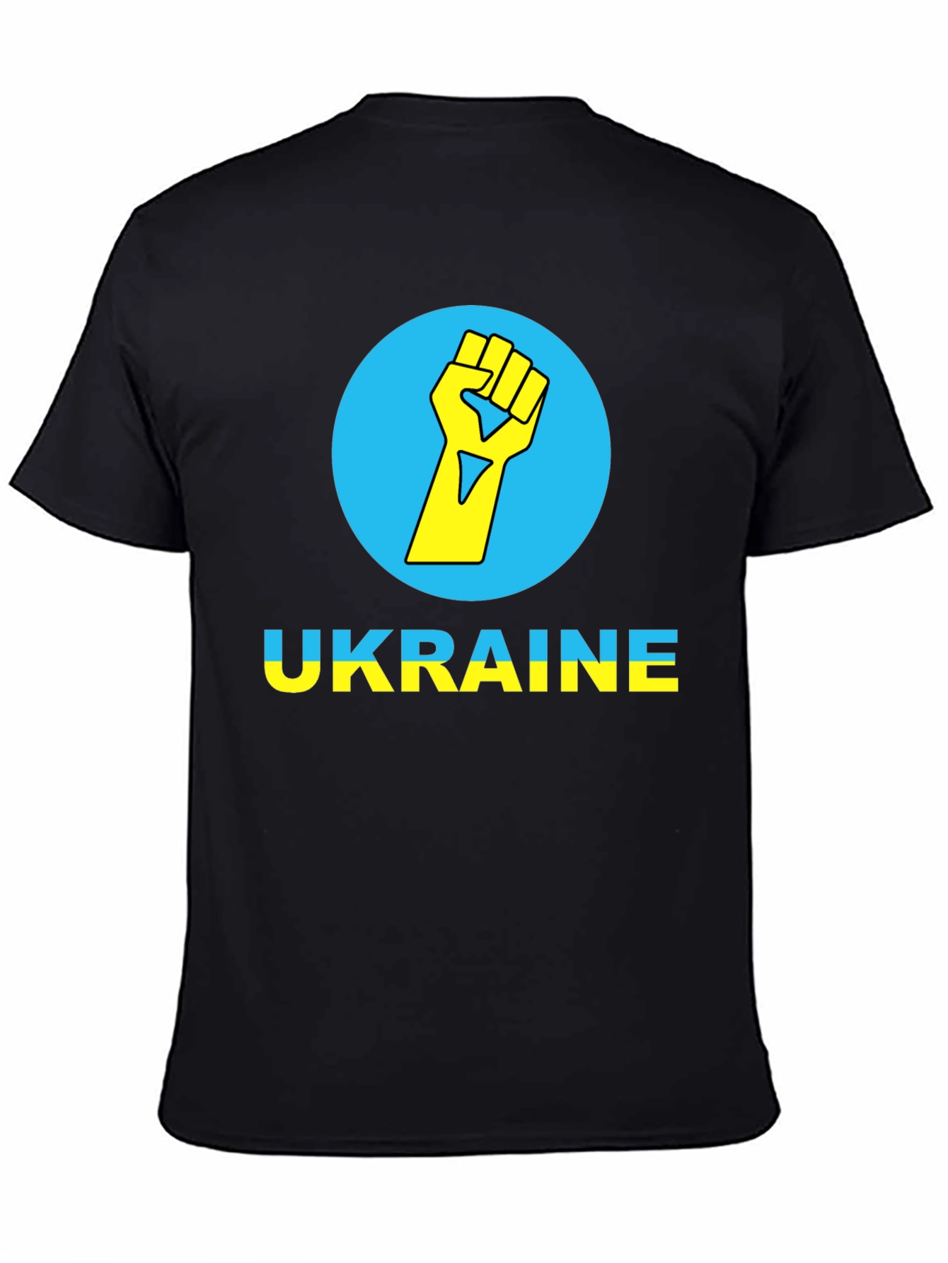 Ukraine Fist Black T-Shirt