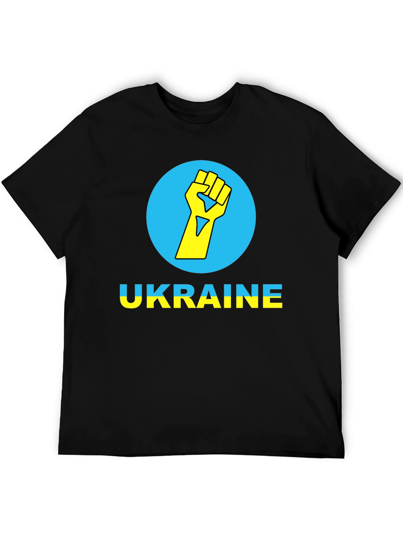 Ukraine Fist Black T-Shirt