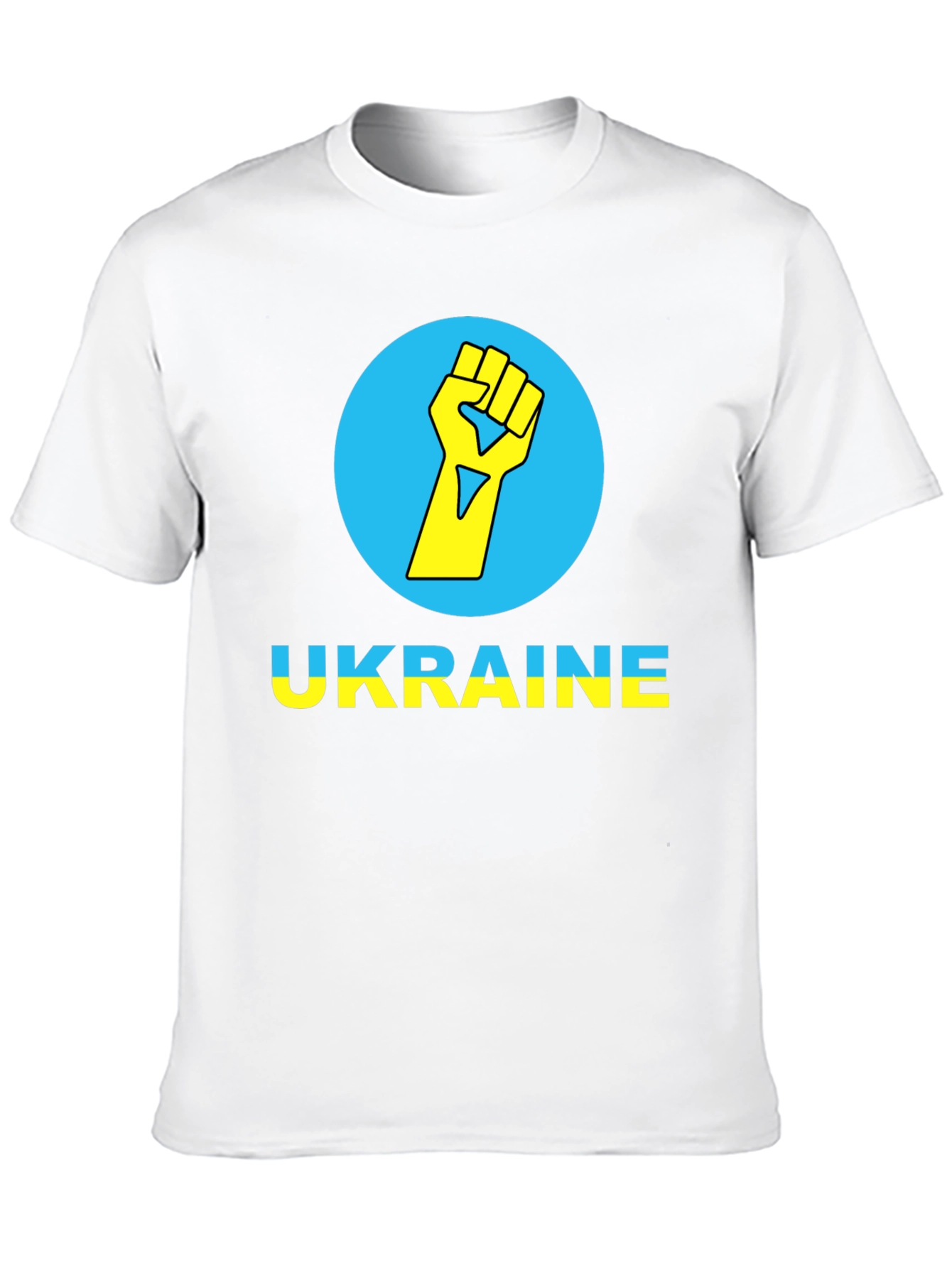 Ukraine Fist Black T-Shirt