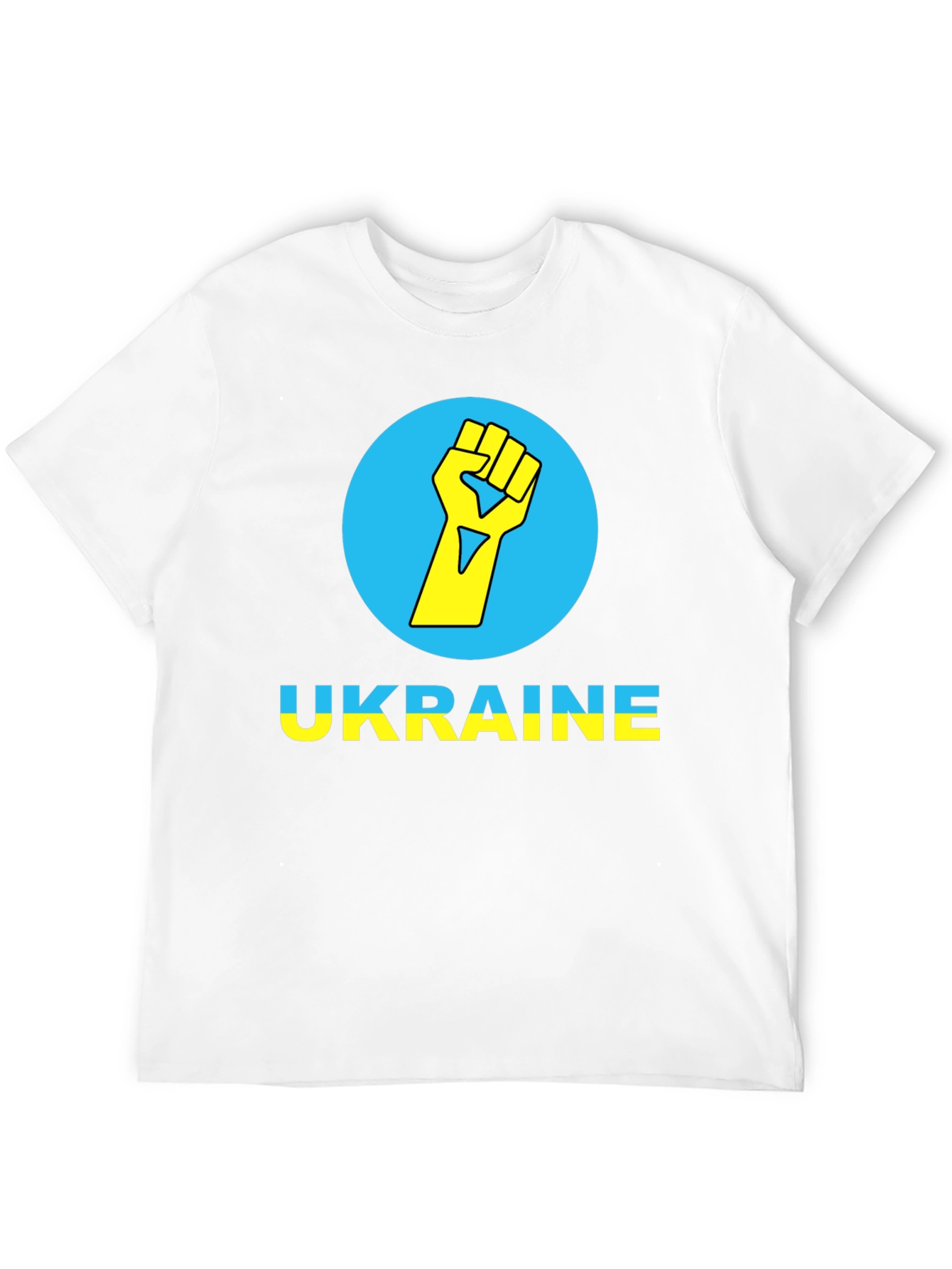 Ukraine Fist Black T-Shirt