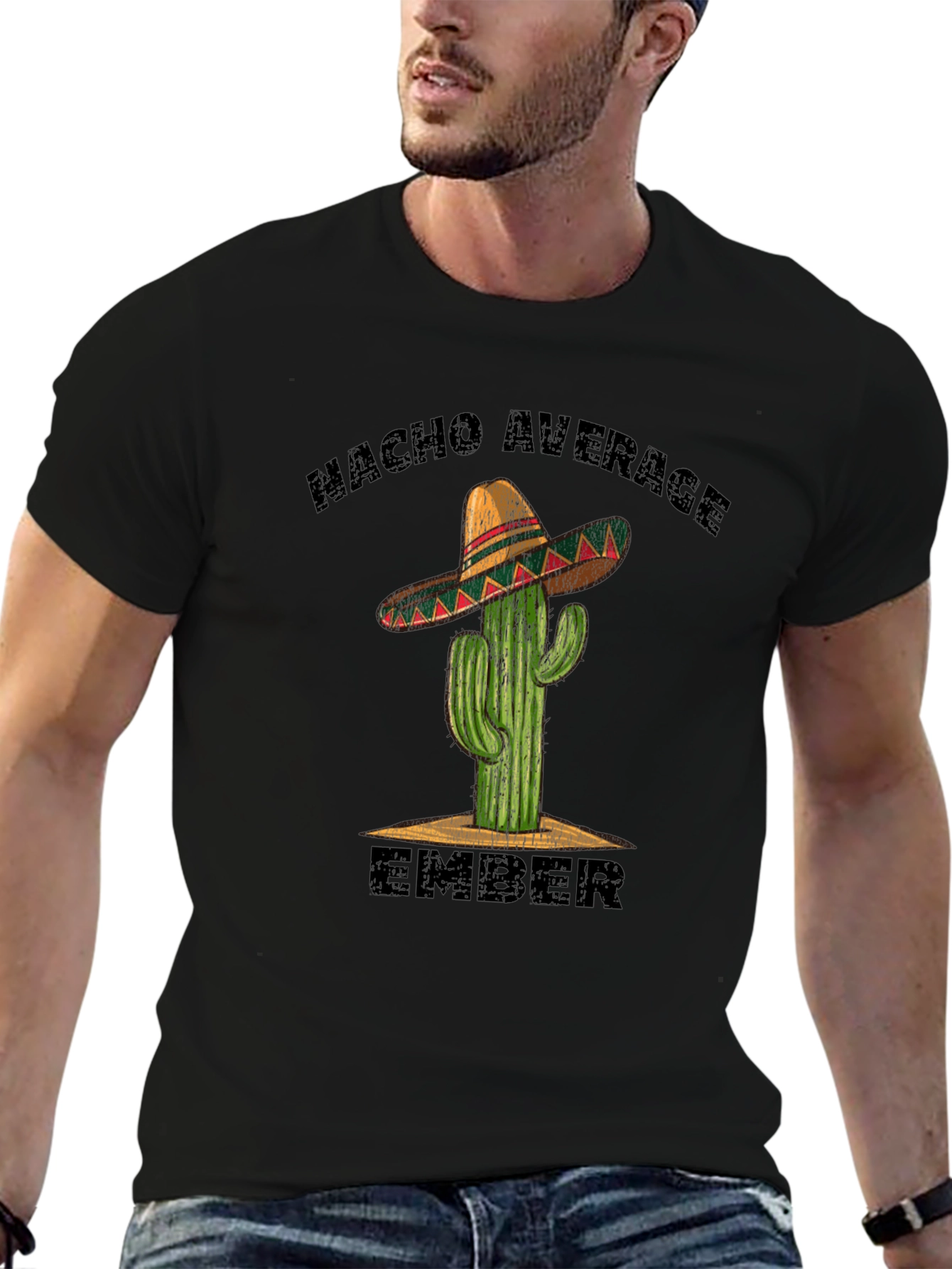Nacho Average Ember Cactus T-Shirt