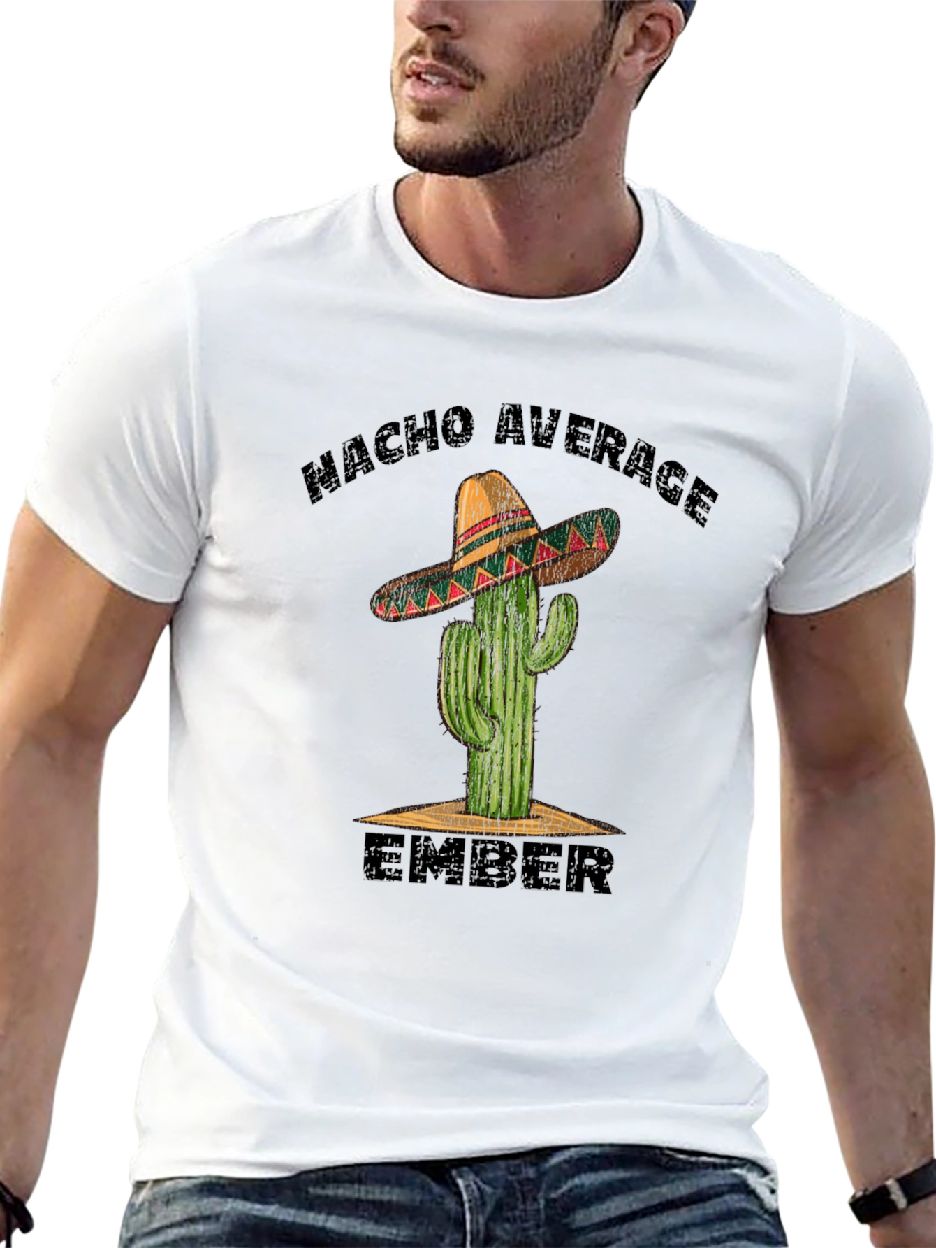 Nacho Average Ember Cactus T-Shirt