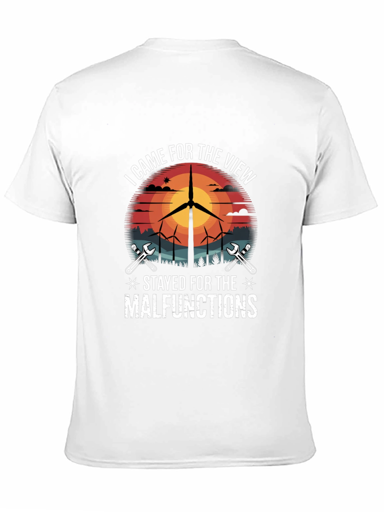 Wind Turbine Technician T-Shirt - Funny Malfunction Tee