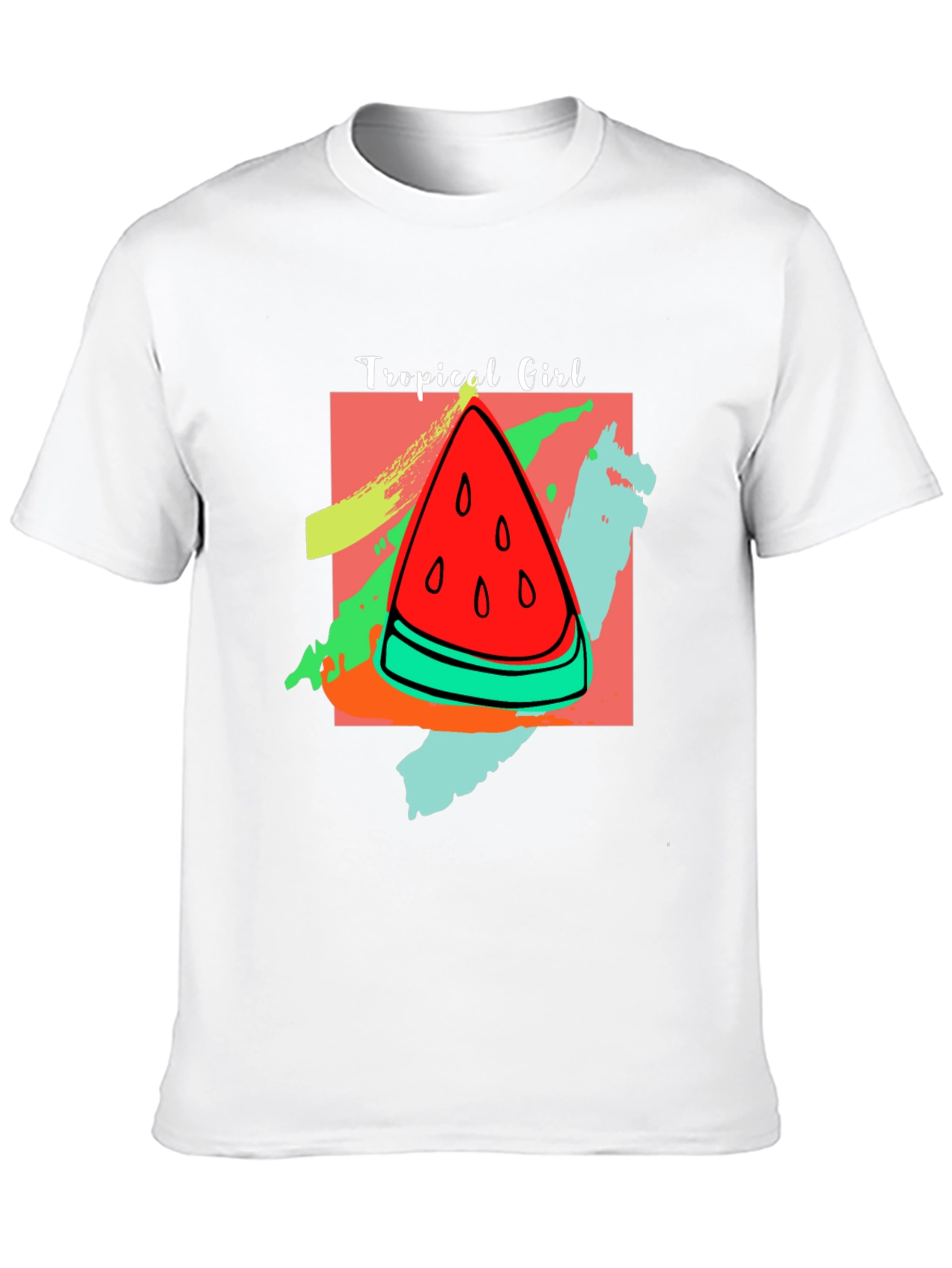 Tropical Girl Watermelon T-Shirt
