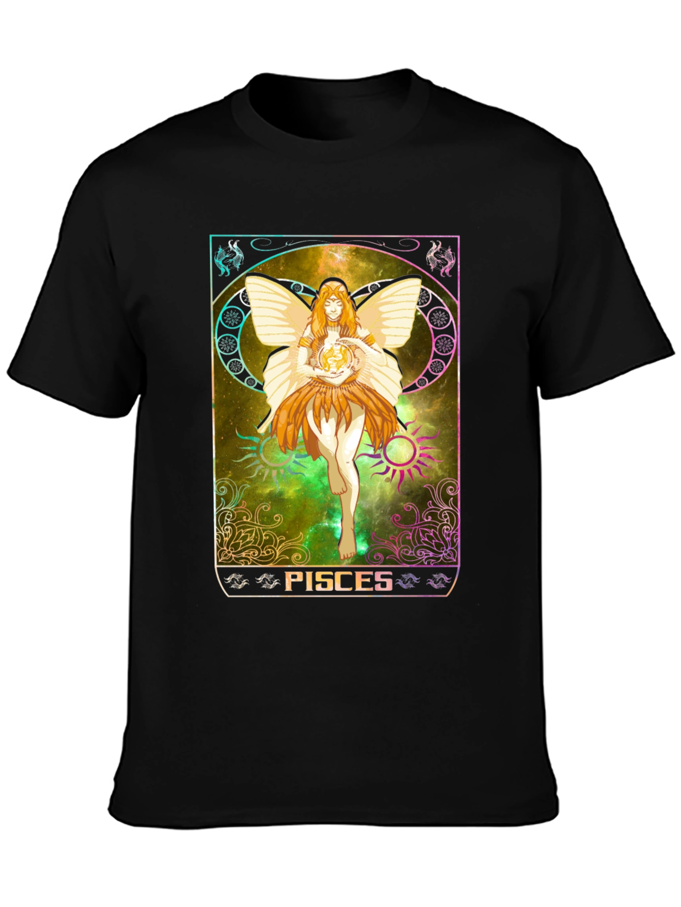 Pisces Zodiac Graphic T-Shirt - Astrology Tee