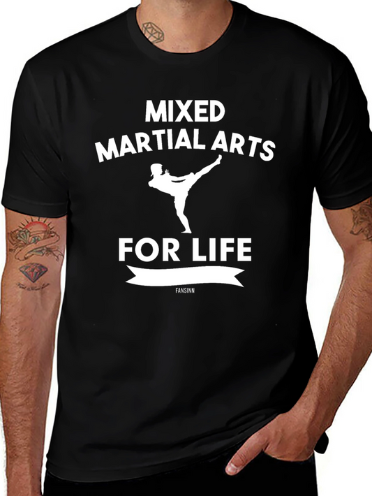 Mixed Martial Arts T-Shirt - MMA For Life Graphic Tee