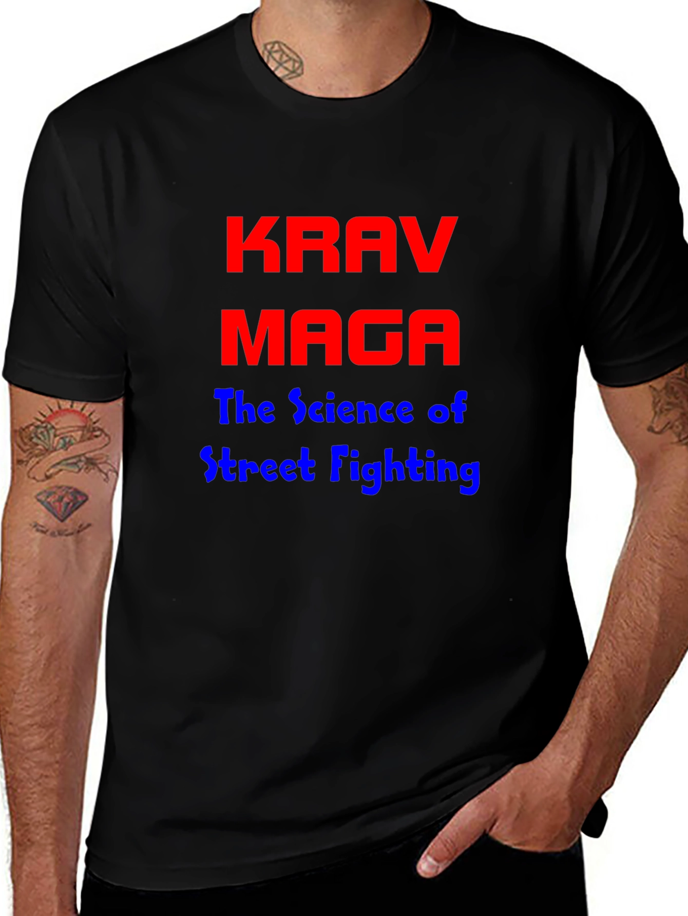 Krav Maga Science of Street Fighting Black T-Shirt