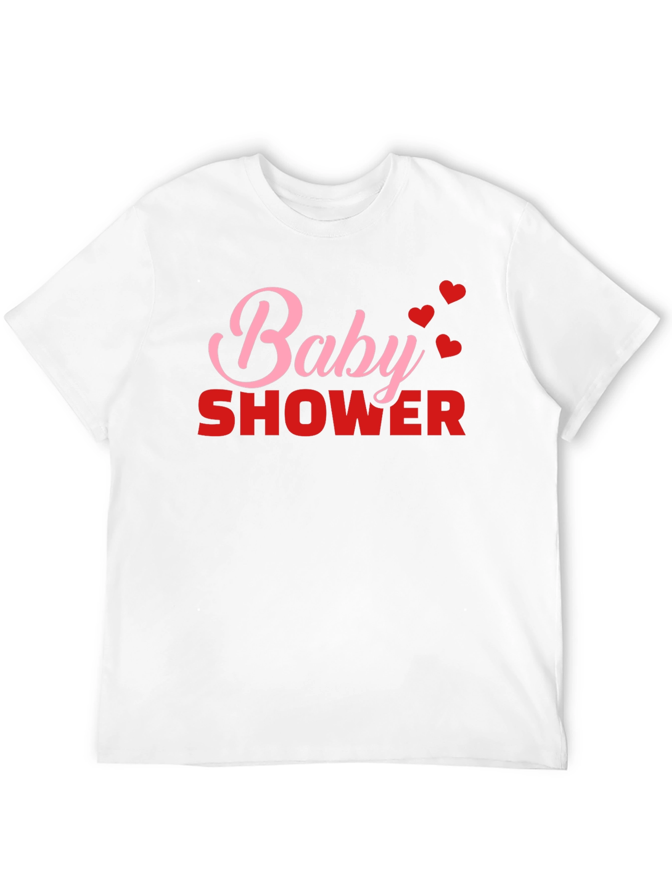 Baby Shower T-Shirt - Heart Design