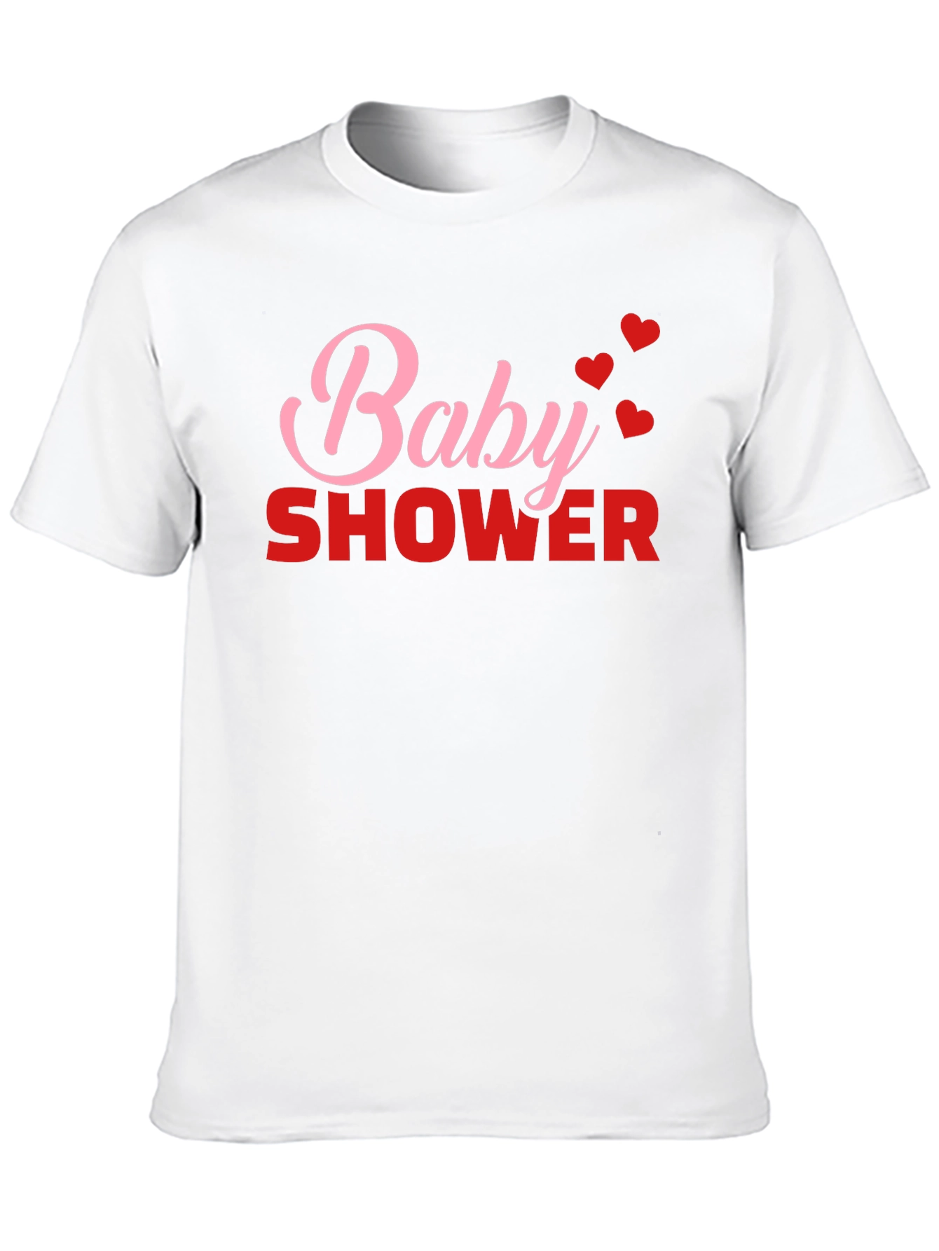 Baby Shower T-Shirt - Heart Design