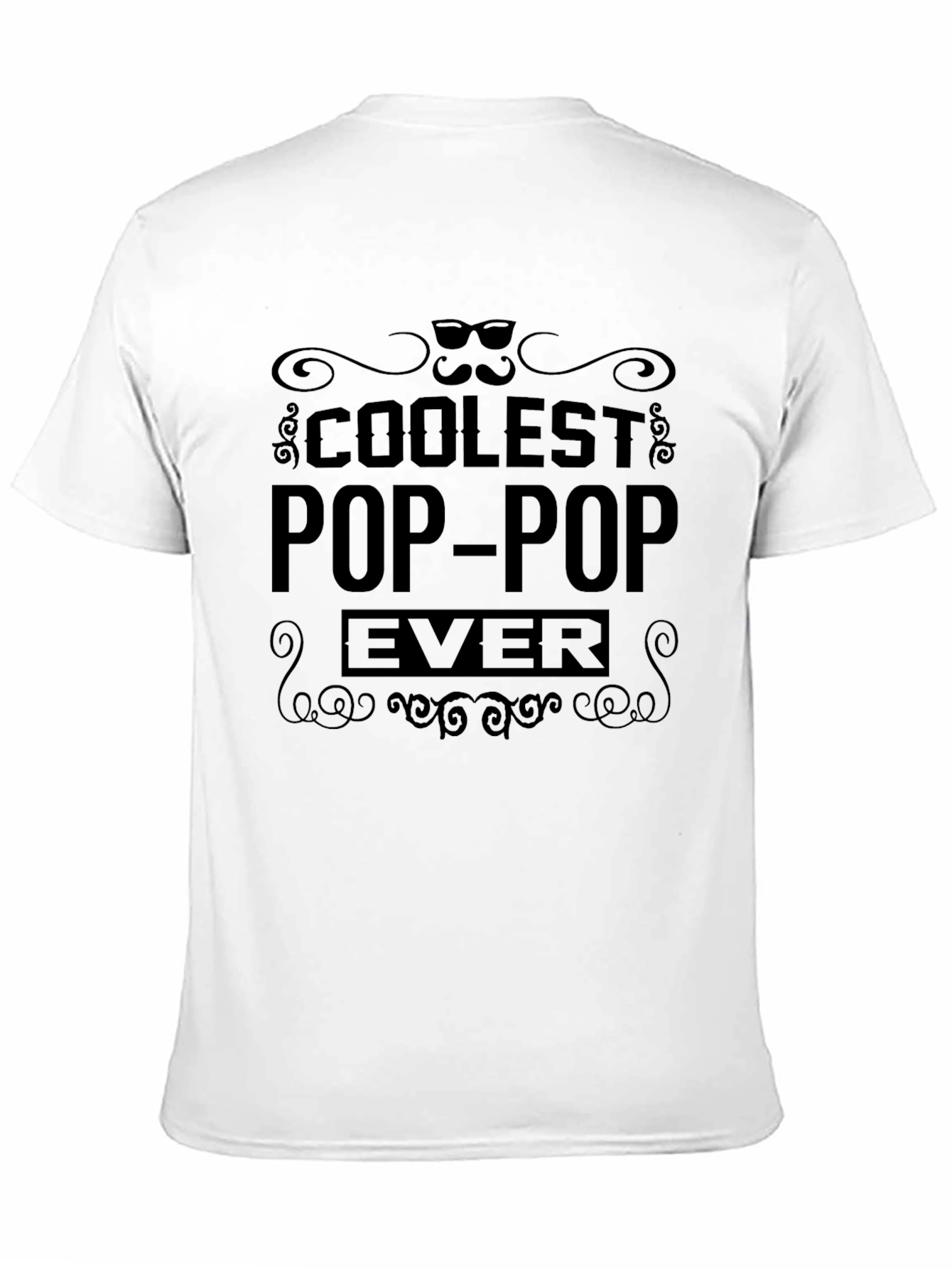 Coolest Pop-Pop Ever Black T-Shirt