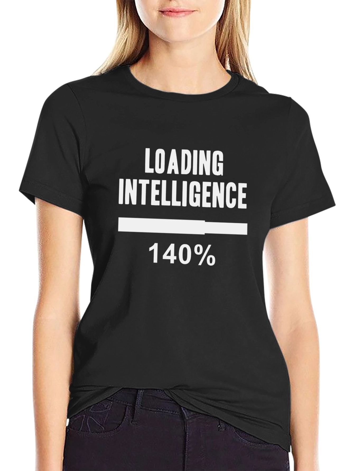 Loading Intelligence Tee - Funny Geek T-Shirt