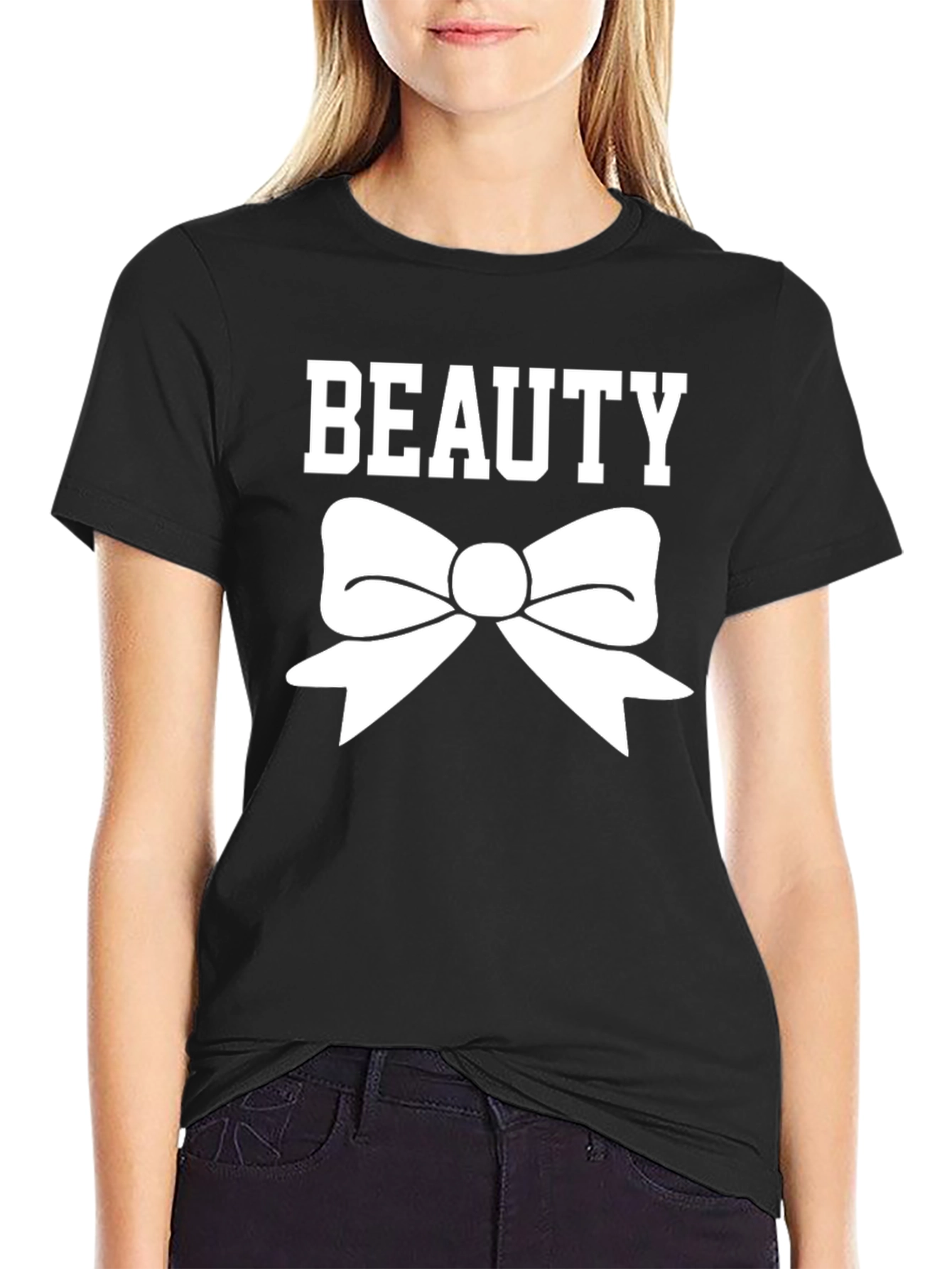 Beauty Bow T-Shirt -  Stylish Graphic Tee