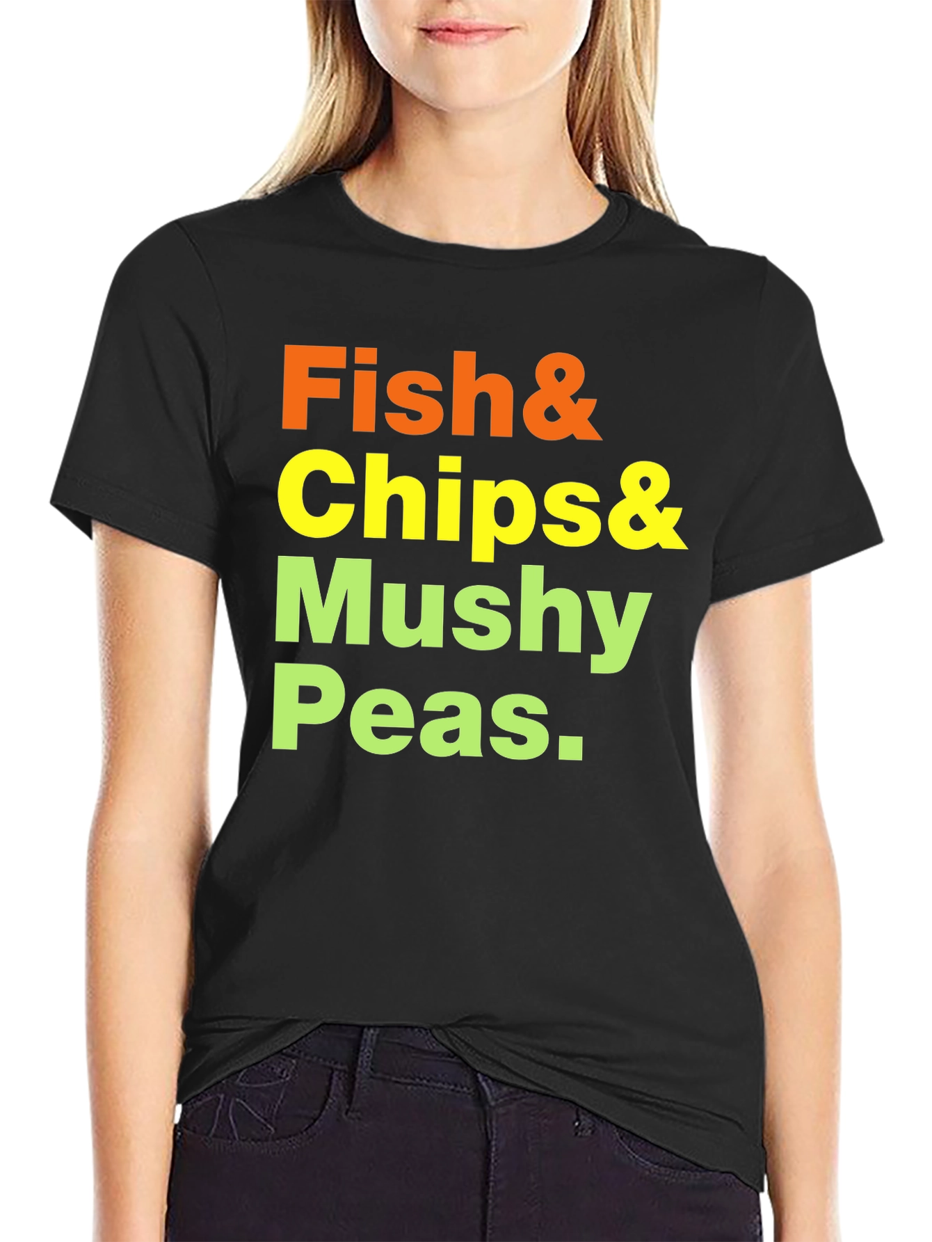 Fish & Chips T-Shirt - Classic Food Tee