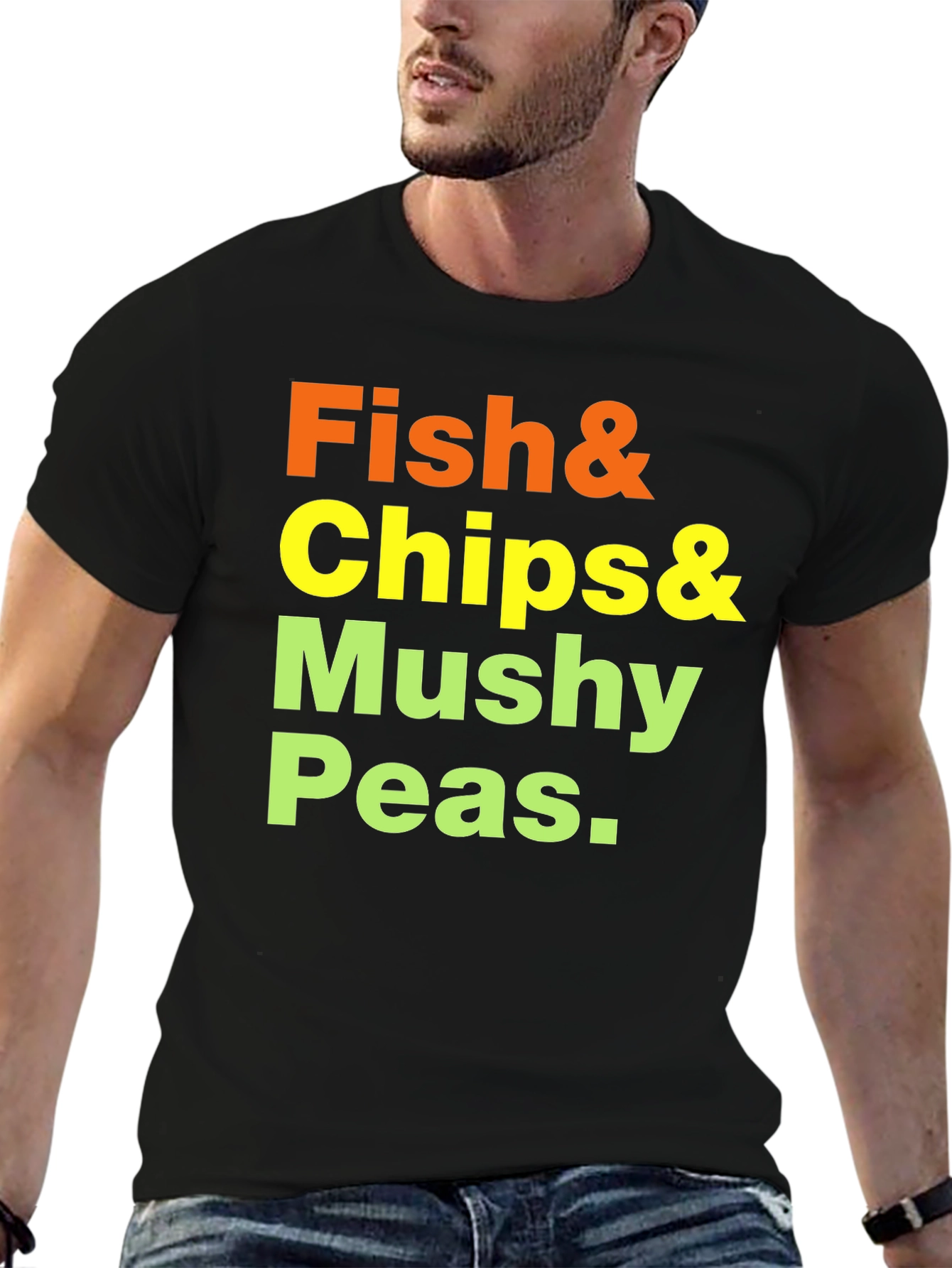Fish & Chips T-Shirt - Classic Food Tee