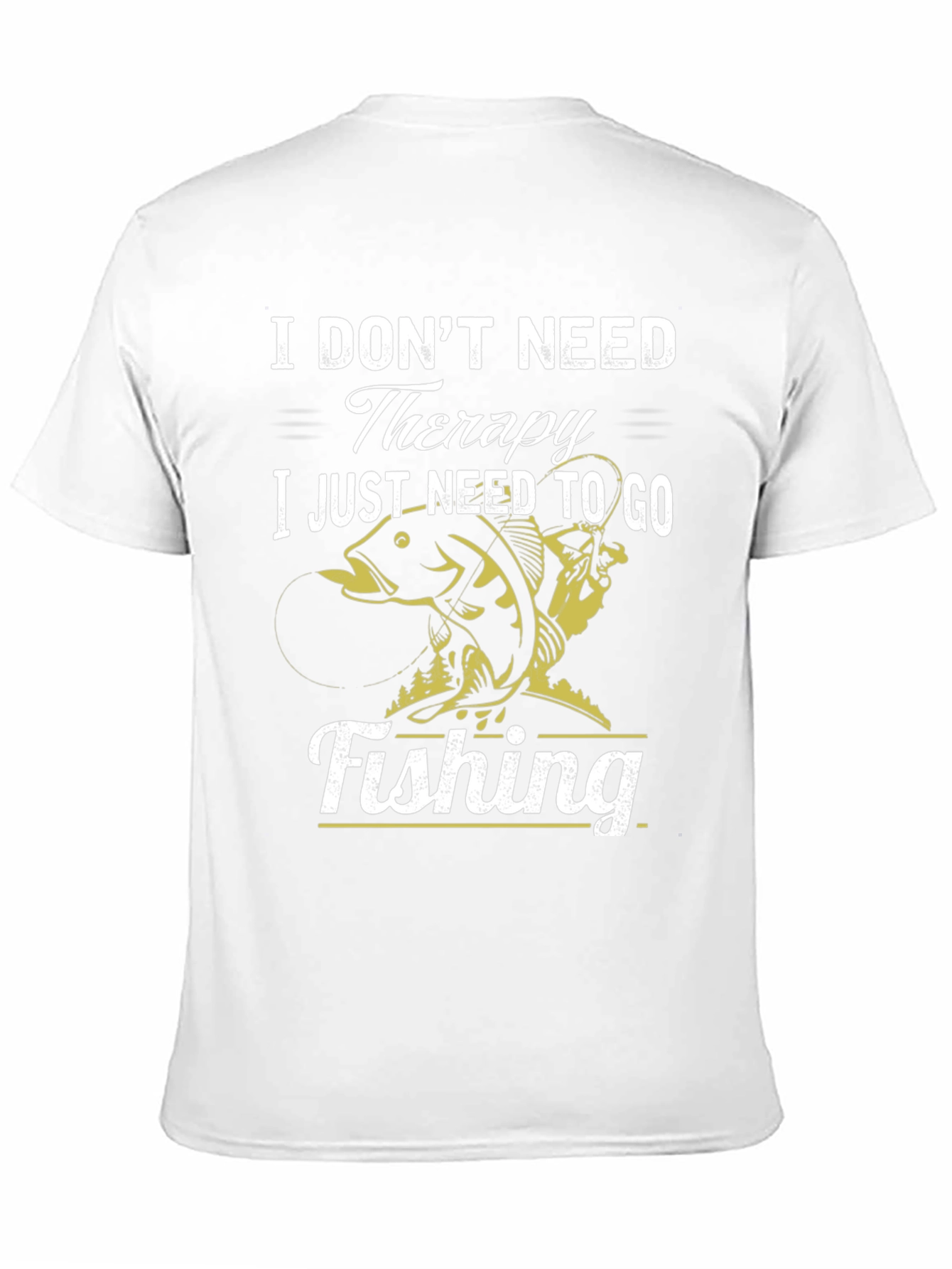 Fishing Therapy Graphic T-Shirt