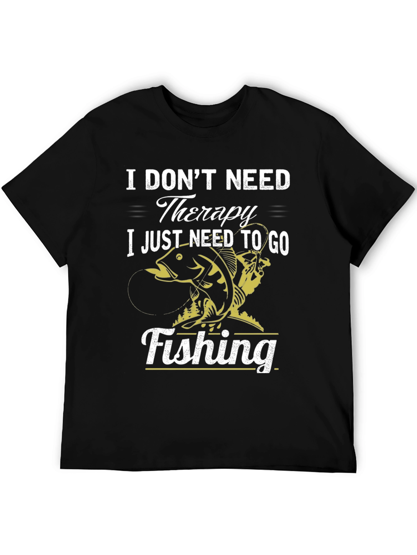 Fishing Therapy Graphic T-Shirt