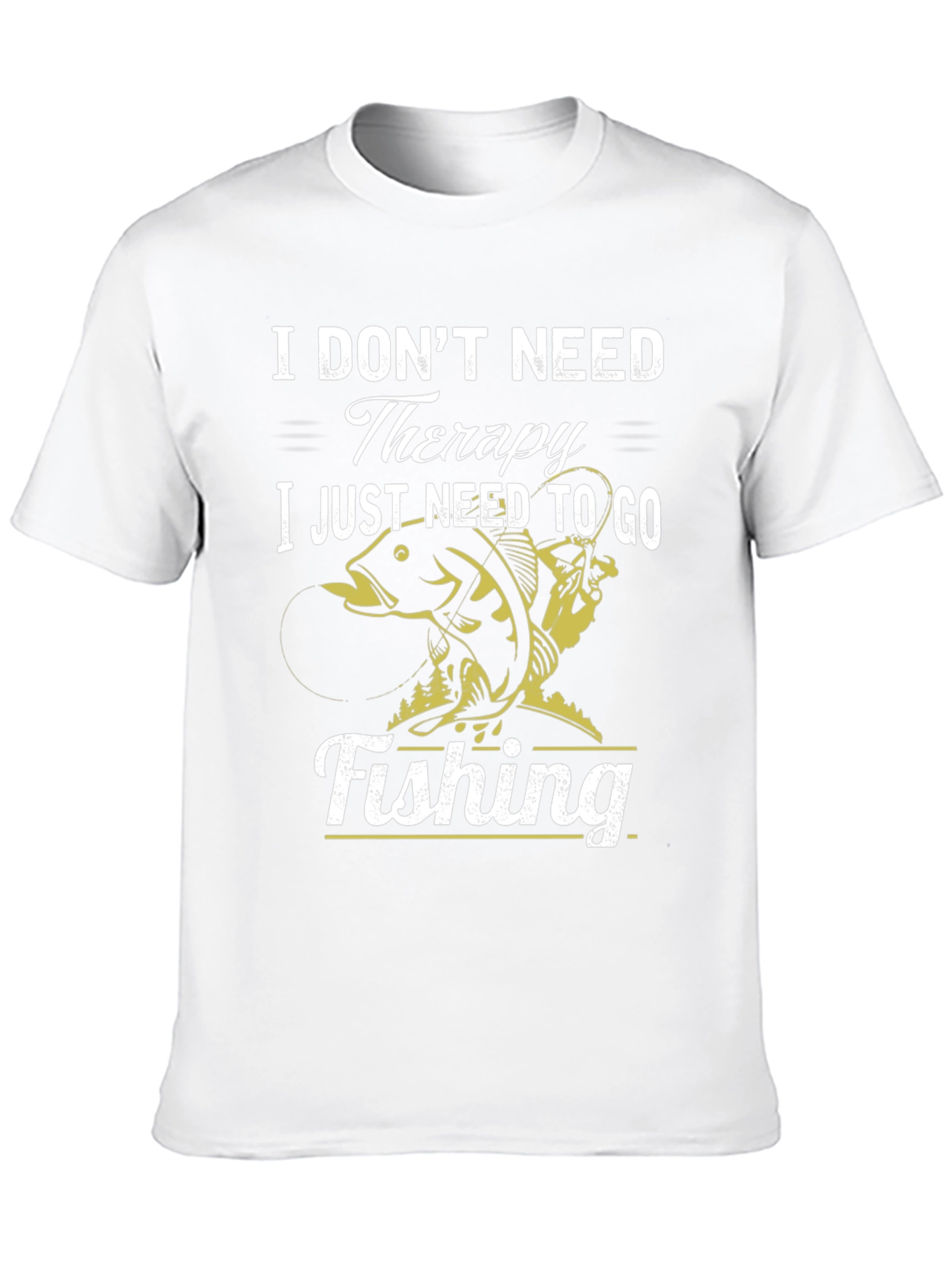 Fishing Therapy Graphic T-Shirt
