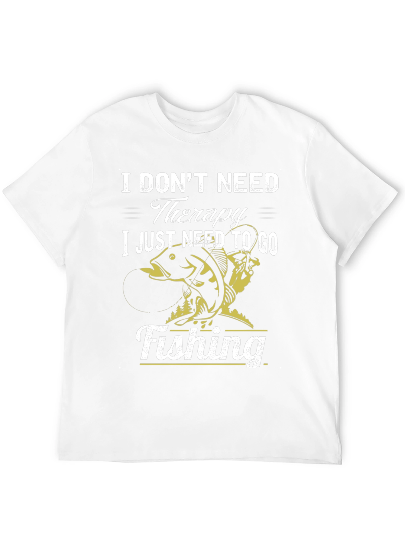 Fishing Therapy Graphic T-Shirt