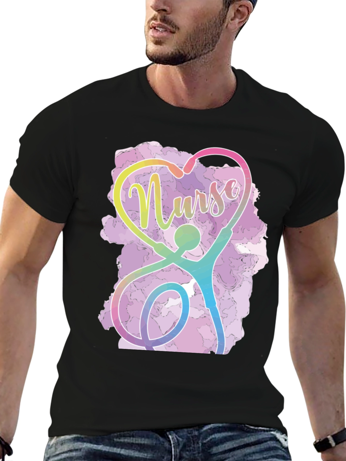Nurse Heartbeat T-Shirt - Medical Professional Tee
