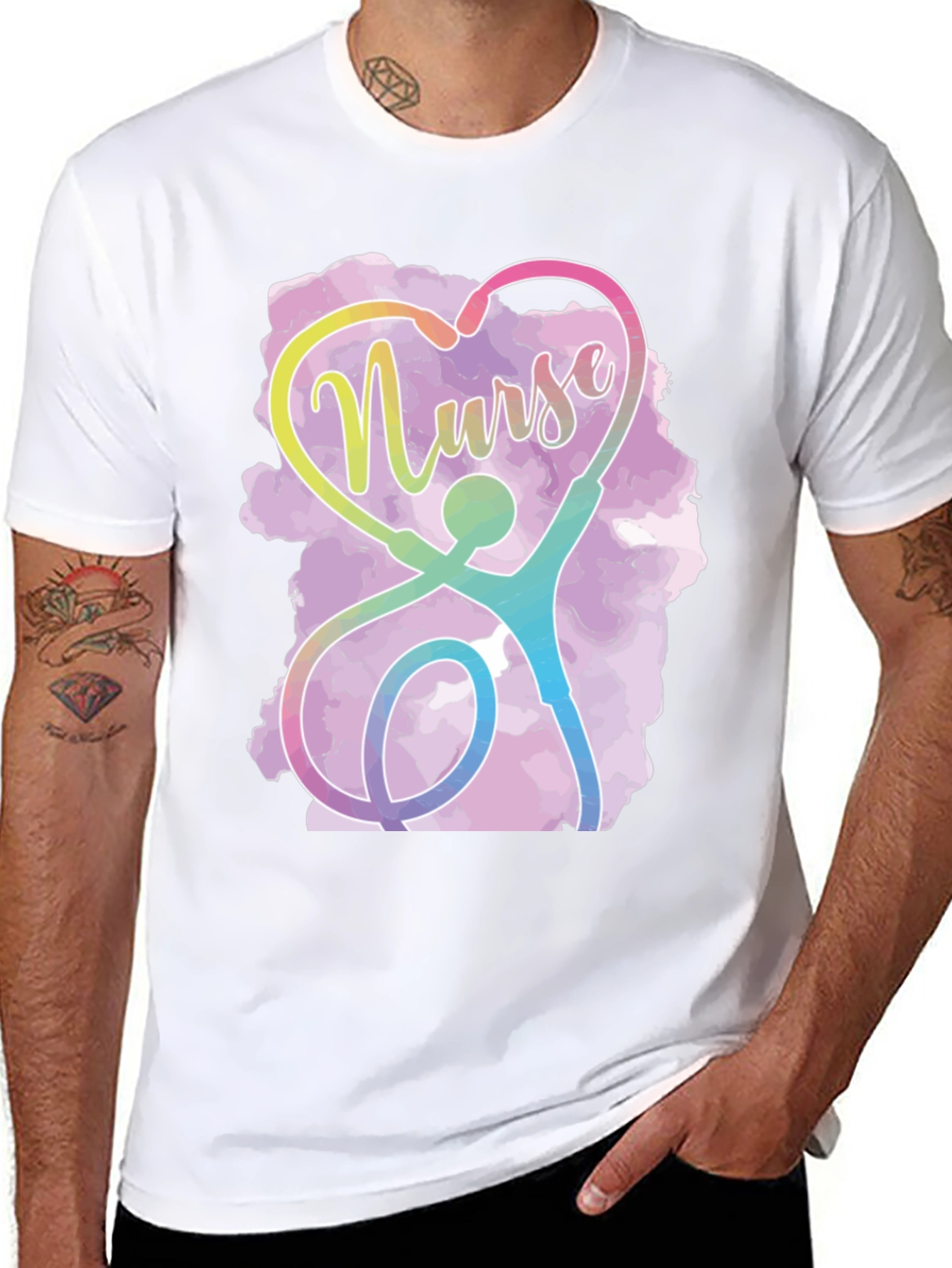 Nurse Heartbeat T-Shirt - Medical Professional Tee